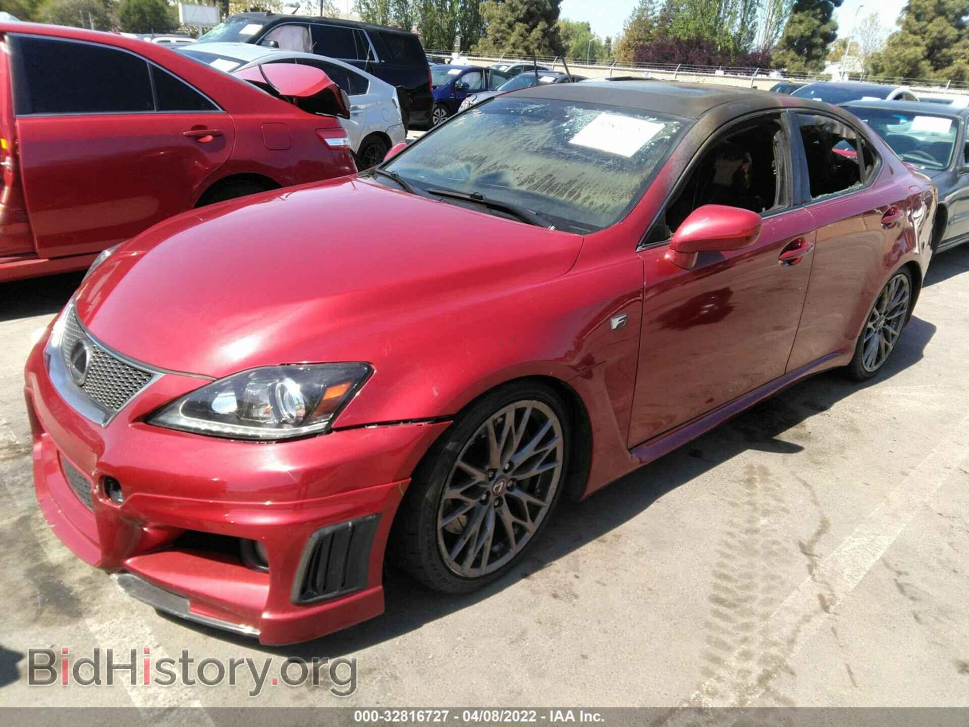 2011 LEXUS IS F - VIN: JTHBP5C25B5009084 - Фото 2