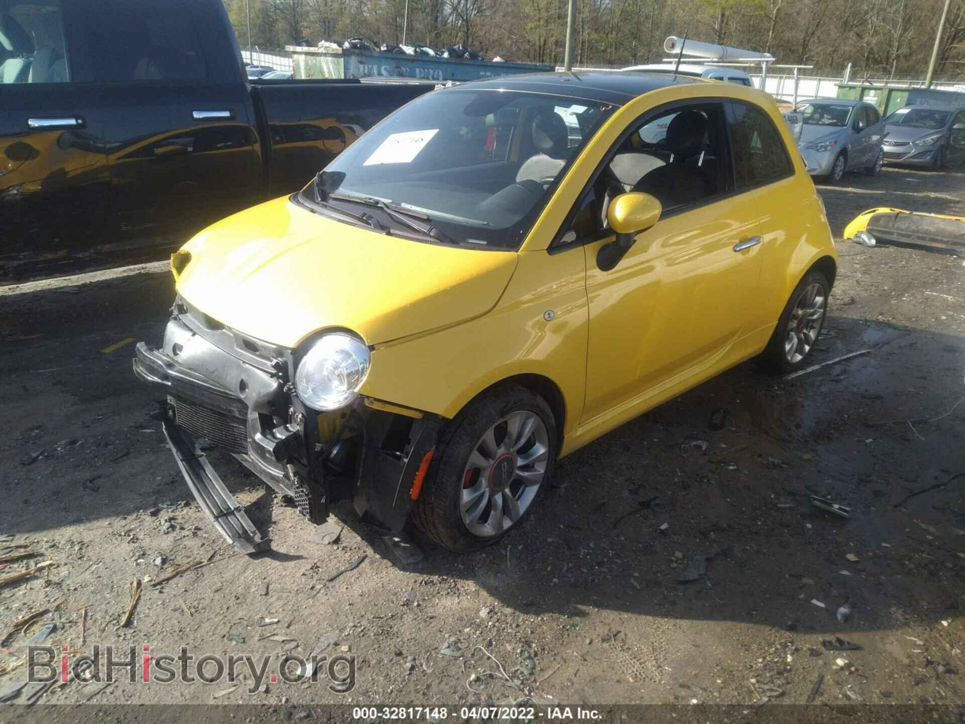 2015 FIAT 500 - VIN: 3C3CFFBR7FT541833 - Фото 2