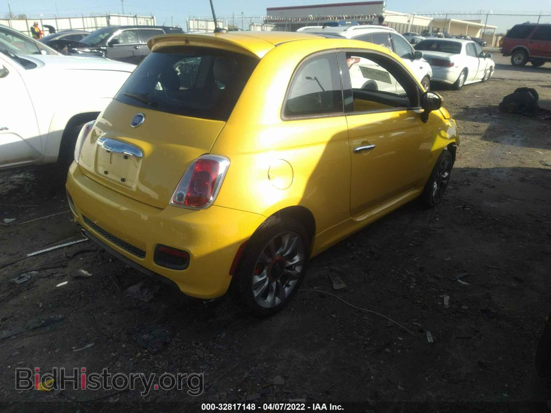 2015 FIAT 500 - VIN: 3C3CFFBR7FT541833 - Фото 4