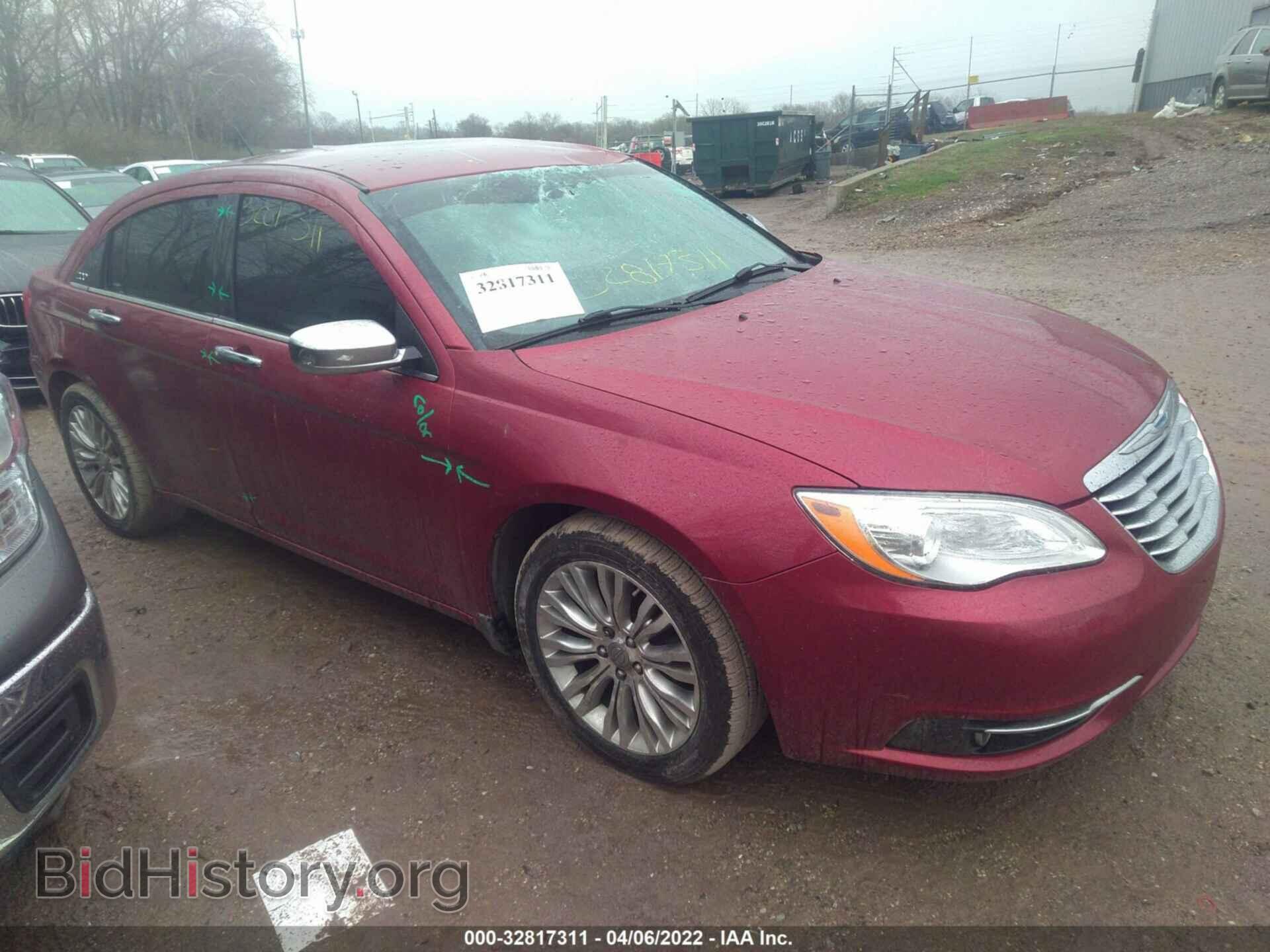 Фотография 1C3CCBCB9CN308535 - CHRYSLER 200 2012