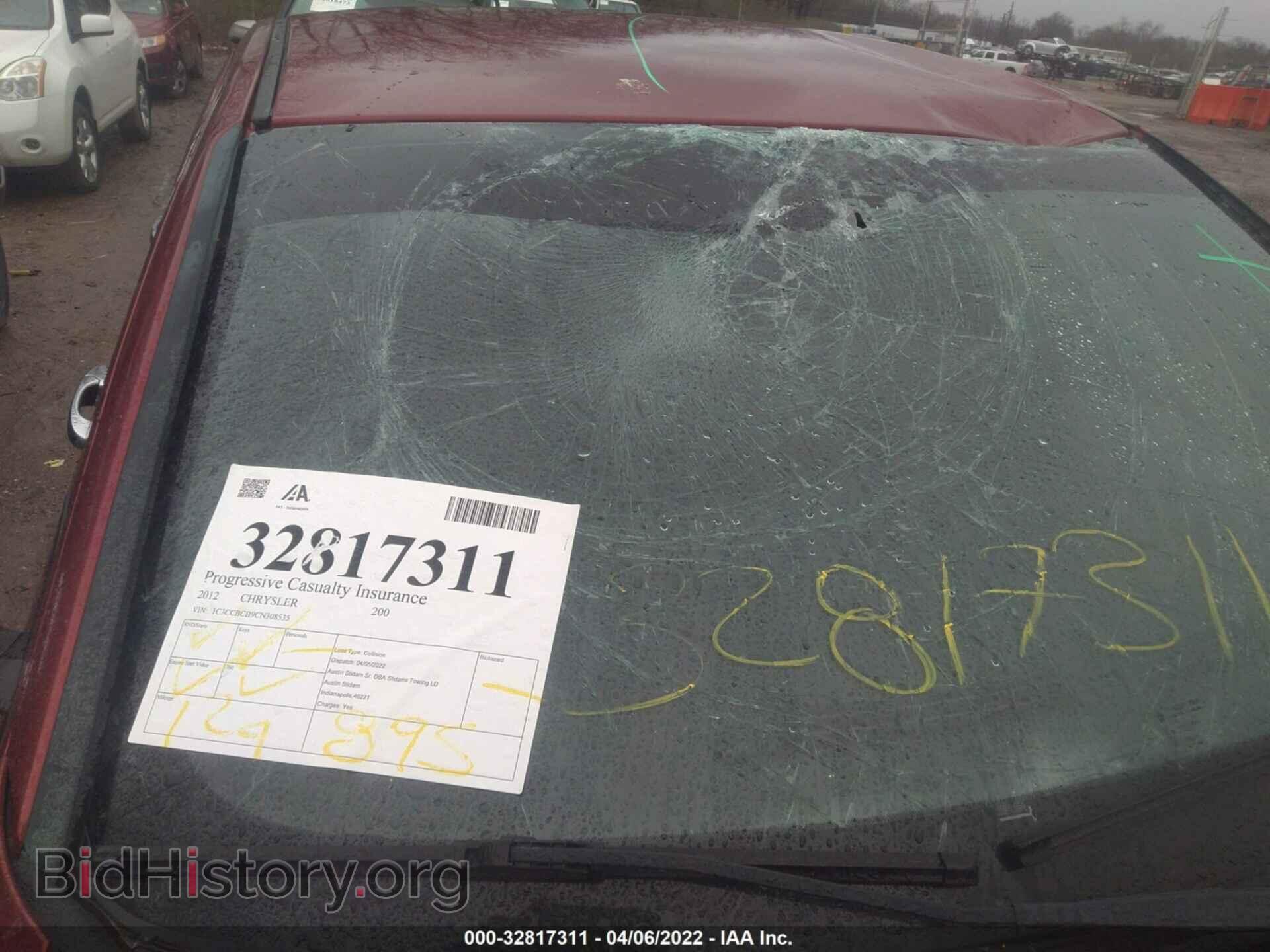 2012 CHRYSLER 200 - VIN: 1C3CCBCB9CN308535 - Фото 6