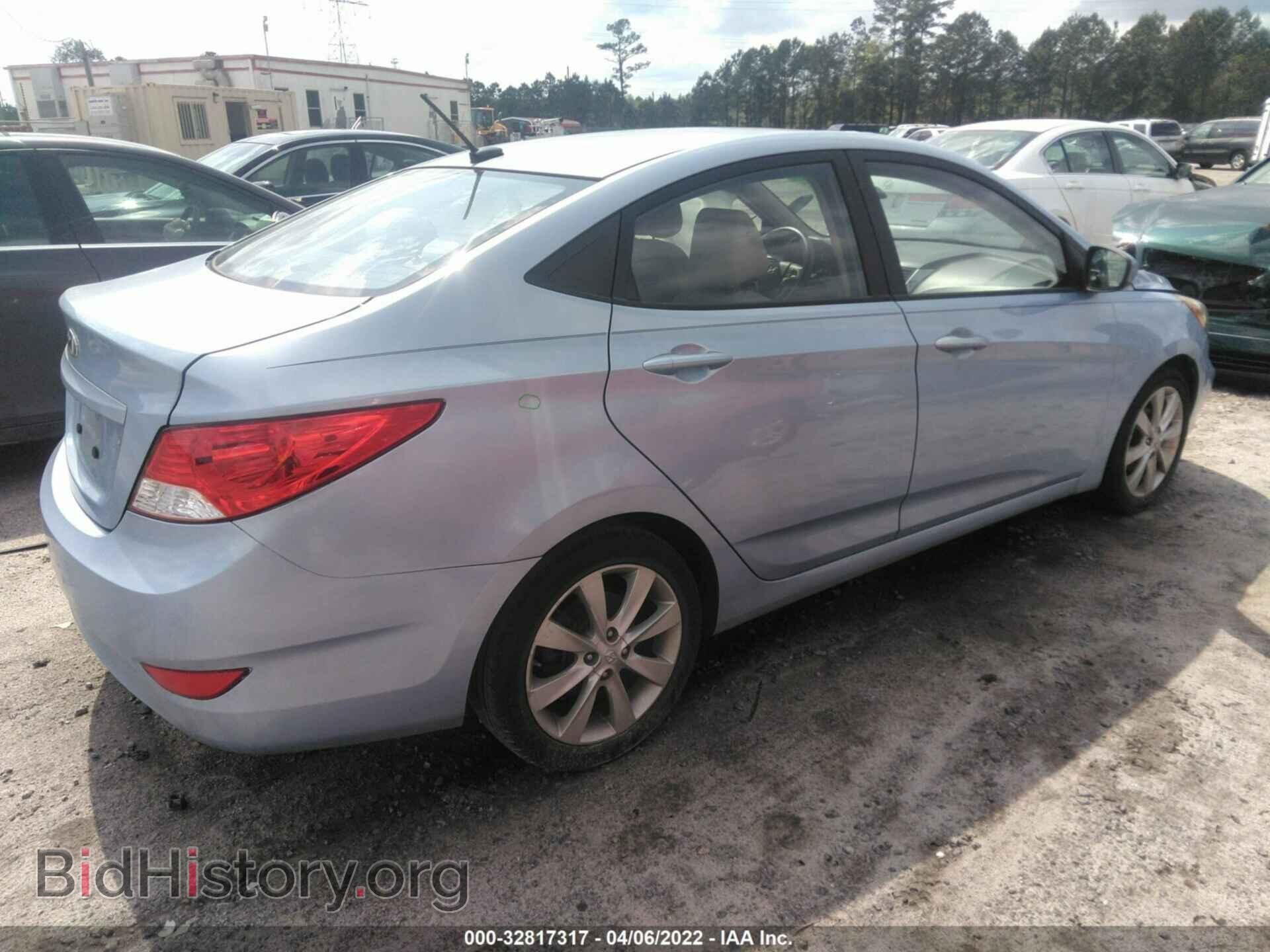 2013 HYUNDAI ACCENT - VIN: KMHCU4AE0DU581397 - Фото 4