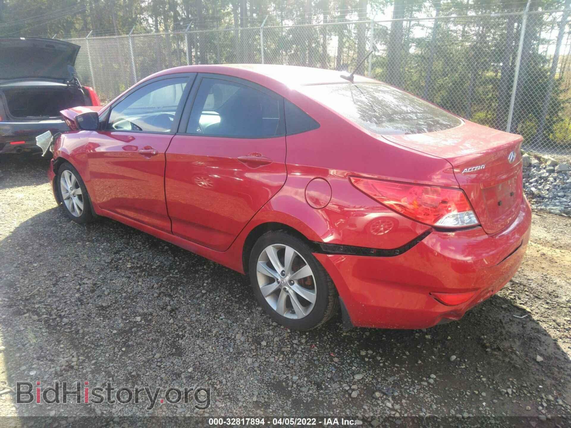 2014 HYUNDAI ACCENT - VIN: KMHCU4AE6EU621211 - Фото 3