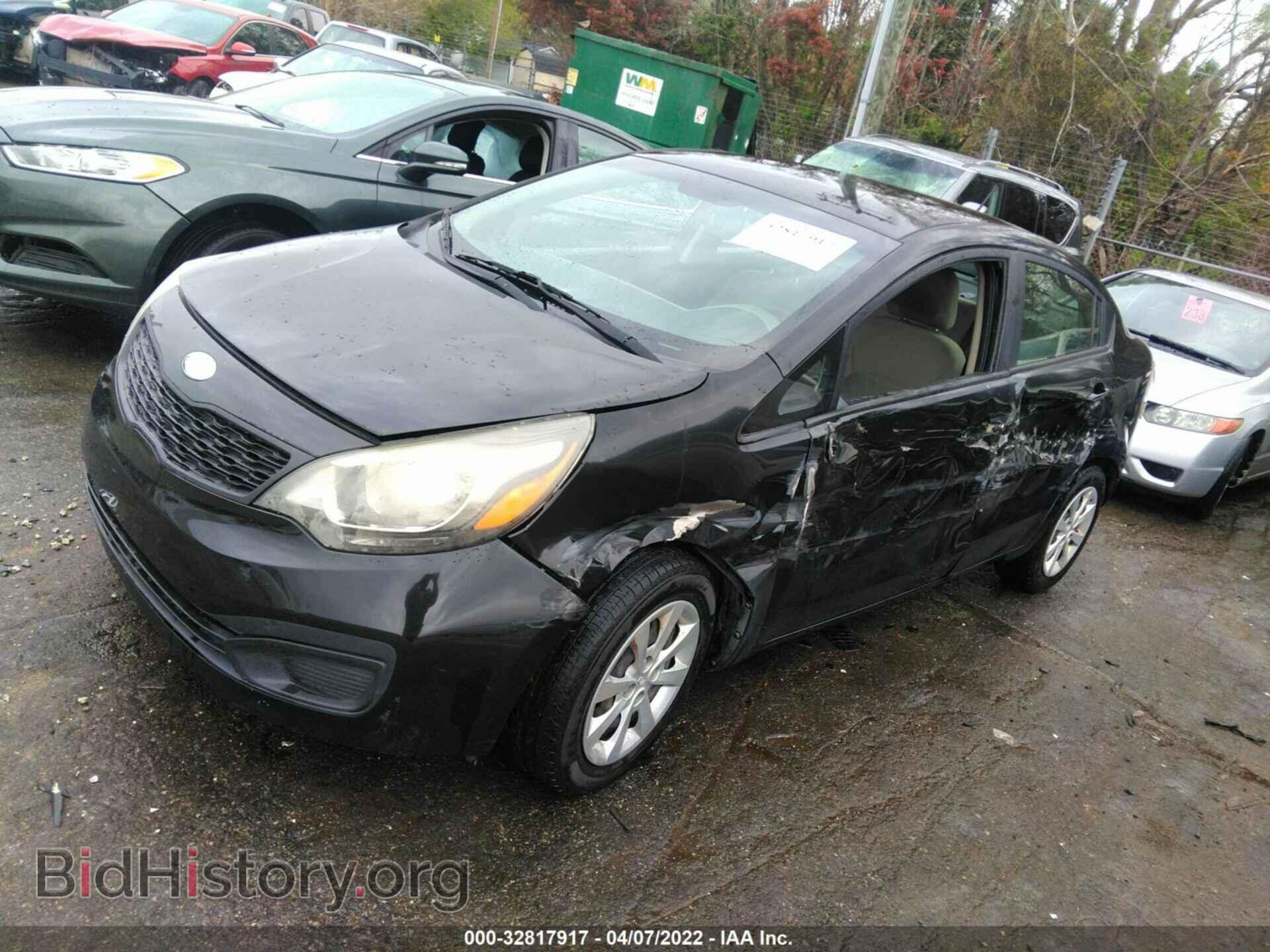 2014 KIA RIO - VIN: KNADM4A32E6351628 - Фото 2