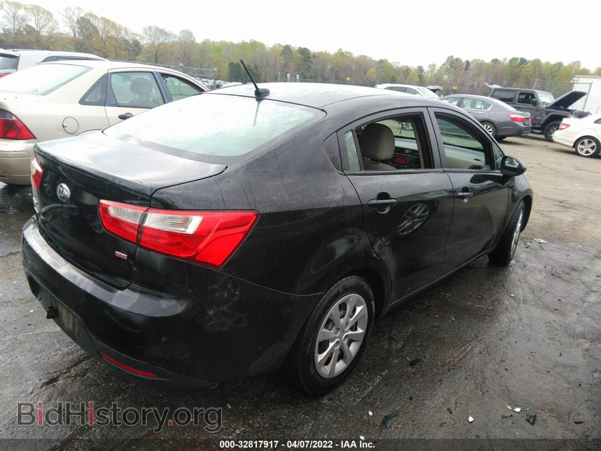 2014 KIA RIO - VIN: KNADM4A32E6351628 - Фото 4