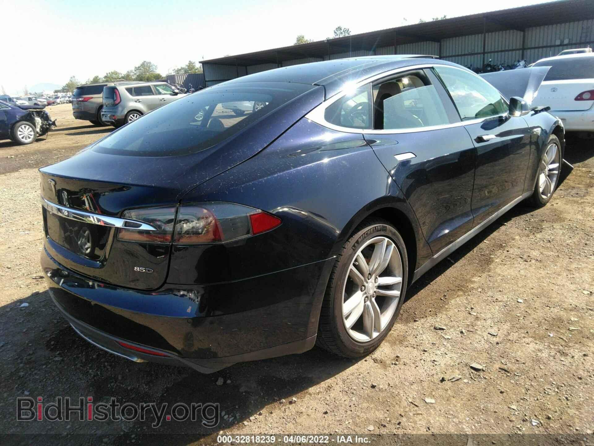 2014 TESLA MODEL S - VIN: 5YJSA1H12EFP50064 - Фото 4