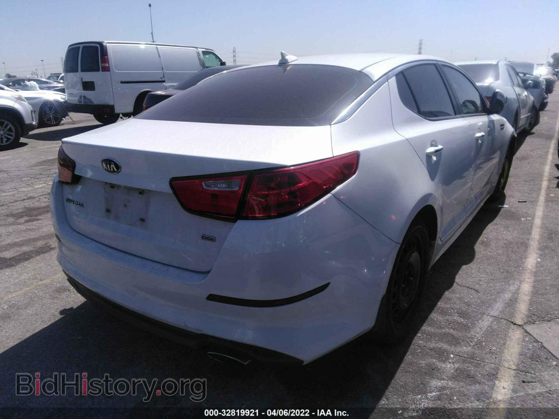 2014 KIA OPTIMA - VIN: 5XXGM4A74EG279772 - Фото 4