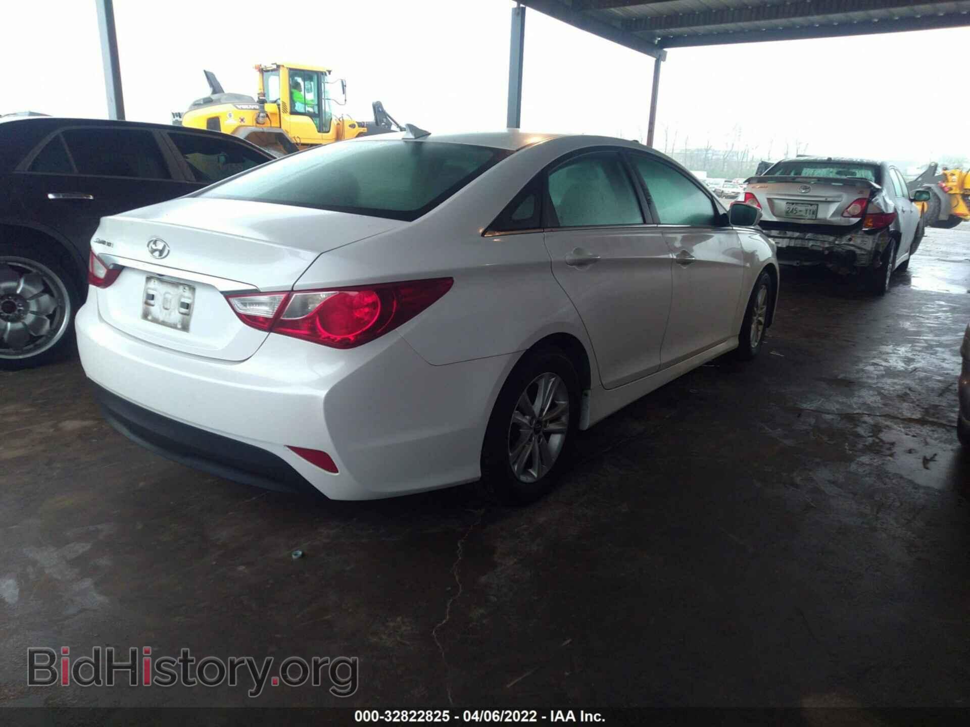 2014 HYUNDAI SONATA - VIN: 5NPEB4AC0EH832321 - Фото 4