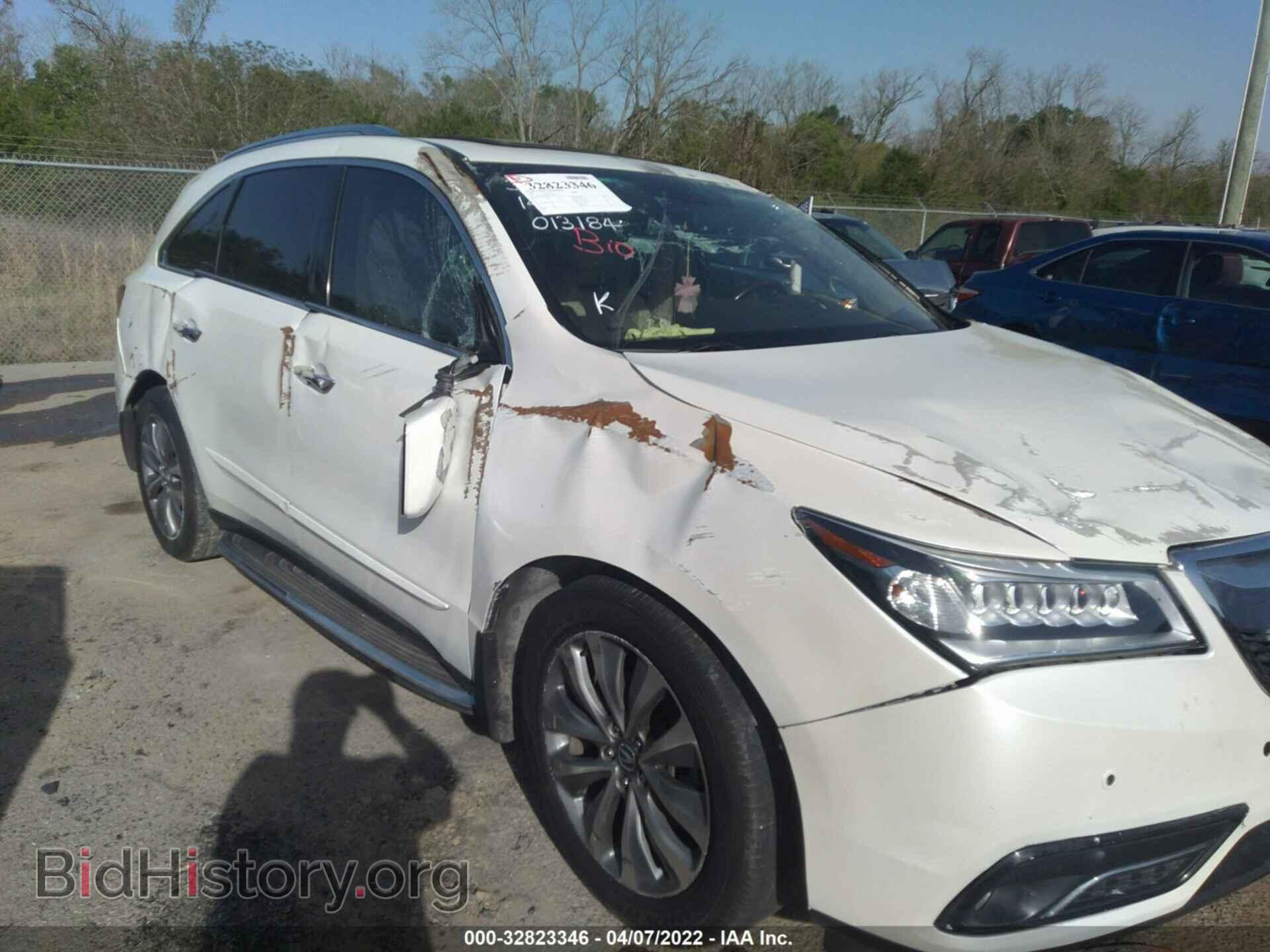 2014 ACURA MDX - VIN: 5FRYD3H88EB013184 - Фото 6