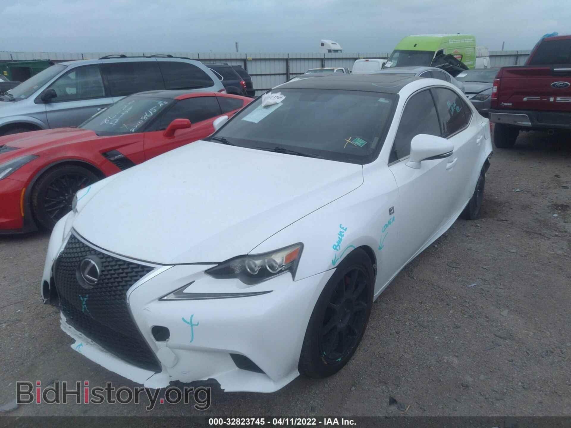 2014 LEXUS IS 350 - VIN: JTHBE1D23E5001471 - Фото 2
