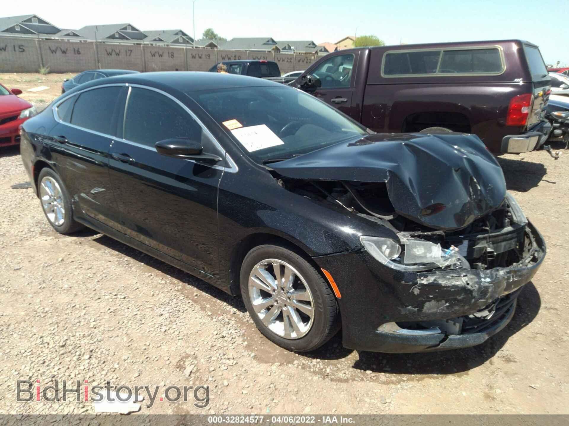 Фотография 1C3CCCAB2GN136962 - CHRYSLER 200 2016