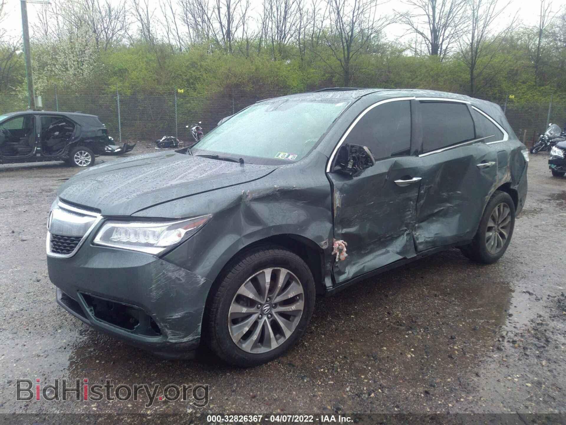 2015 ACURA MDX - VIN: 5FRYD4H49FB029835 - Photo 2
