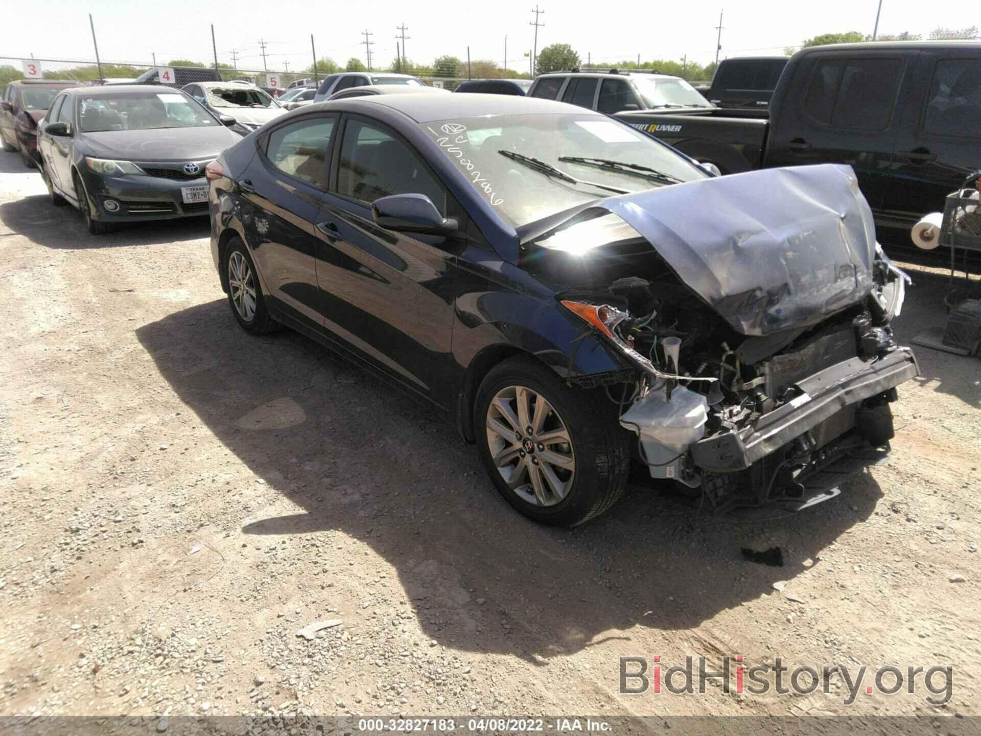 Photo 5NPDH4AE6GH660570 - HYUNDAI ELANTRA 2016