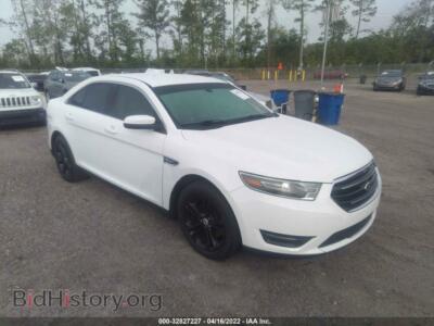 2014 Ford TAURUS SEL, white — VIN 1FAHP2E85EG167967, IAAI