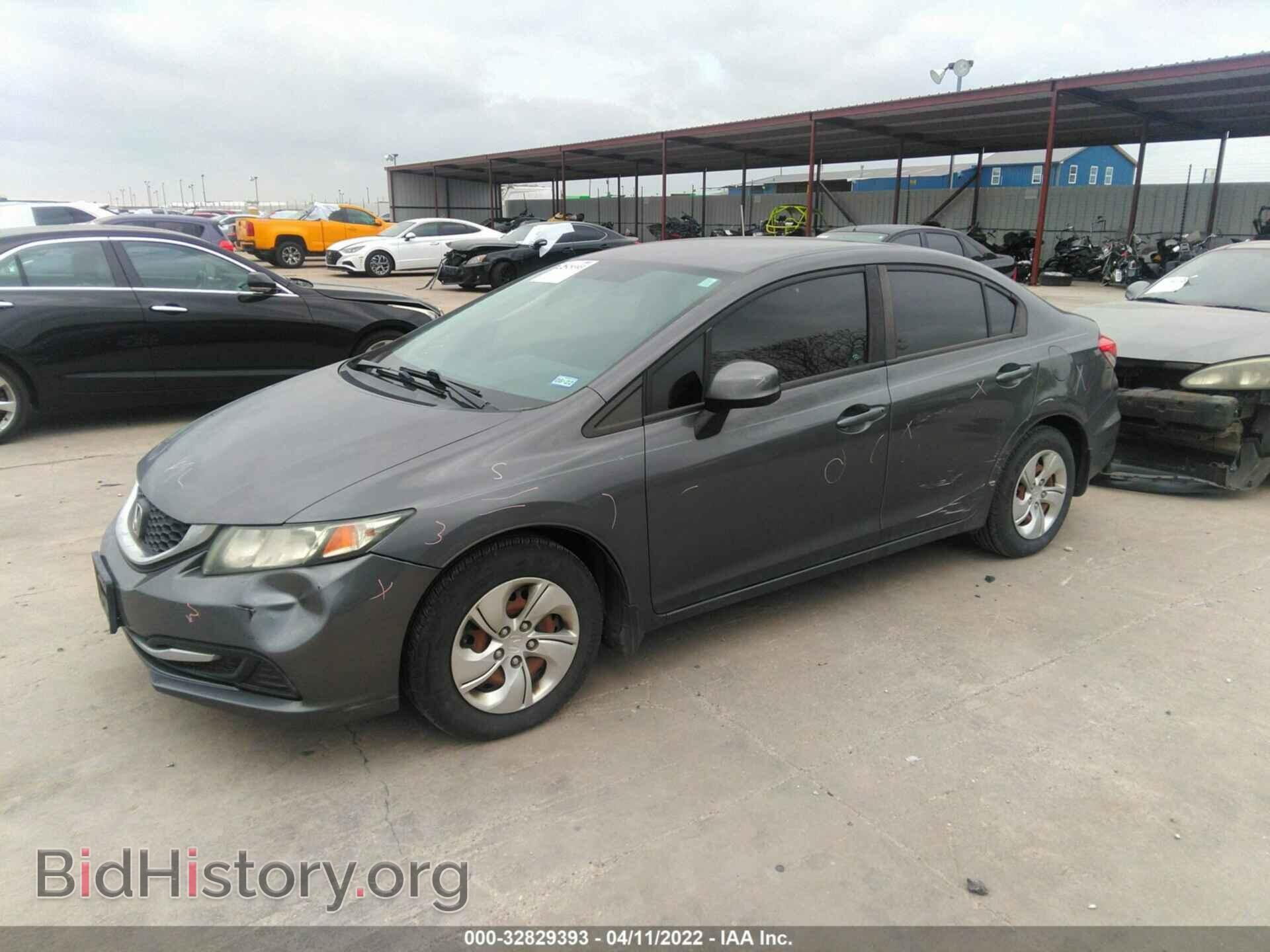 2013 HONDA CIVIC SDN - VIN: 2HGFB2F52DH522277 - Фото 2