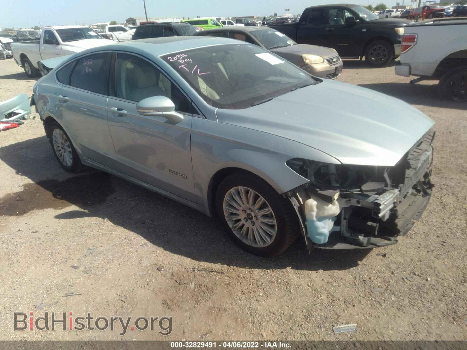Photo 3FA6P0LU1DR253859 - FORD FUSION 2013
