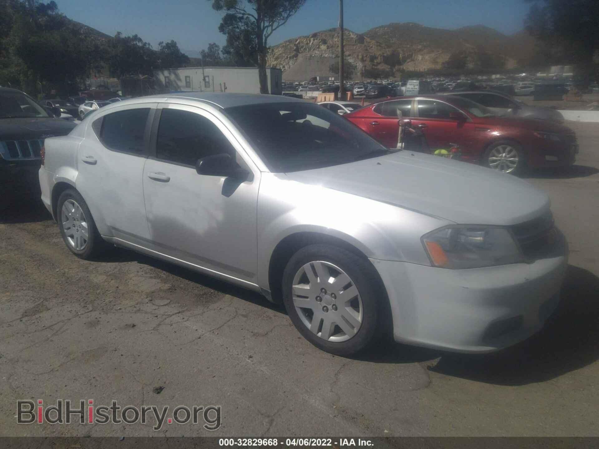 Photo 1C3CDZAB9CN252878 - DODGE AVENGER 2012
