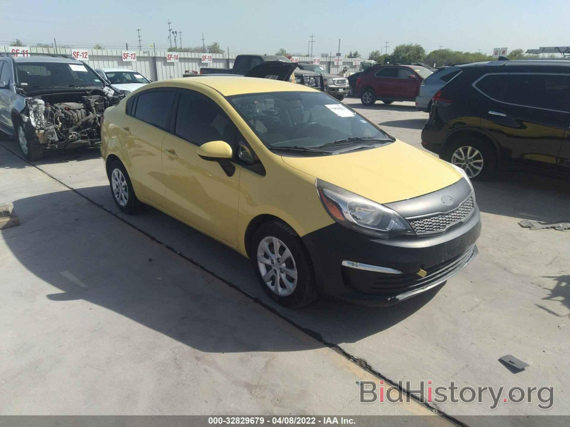 Photo KNADM4A31G6688469 - KIA RIO 2016