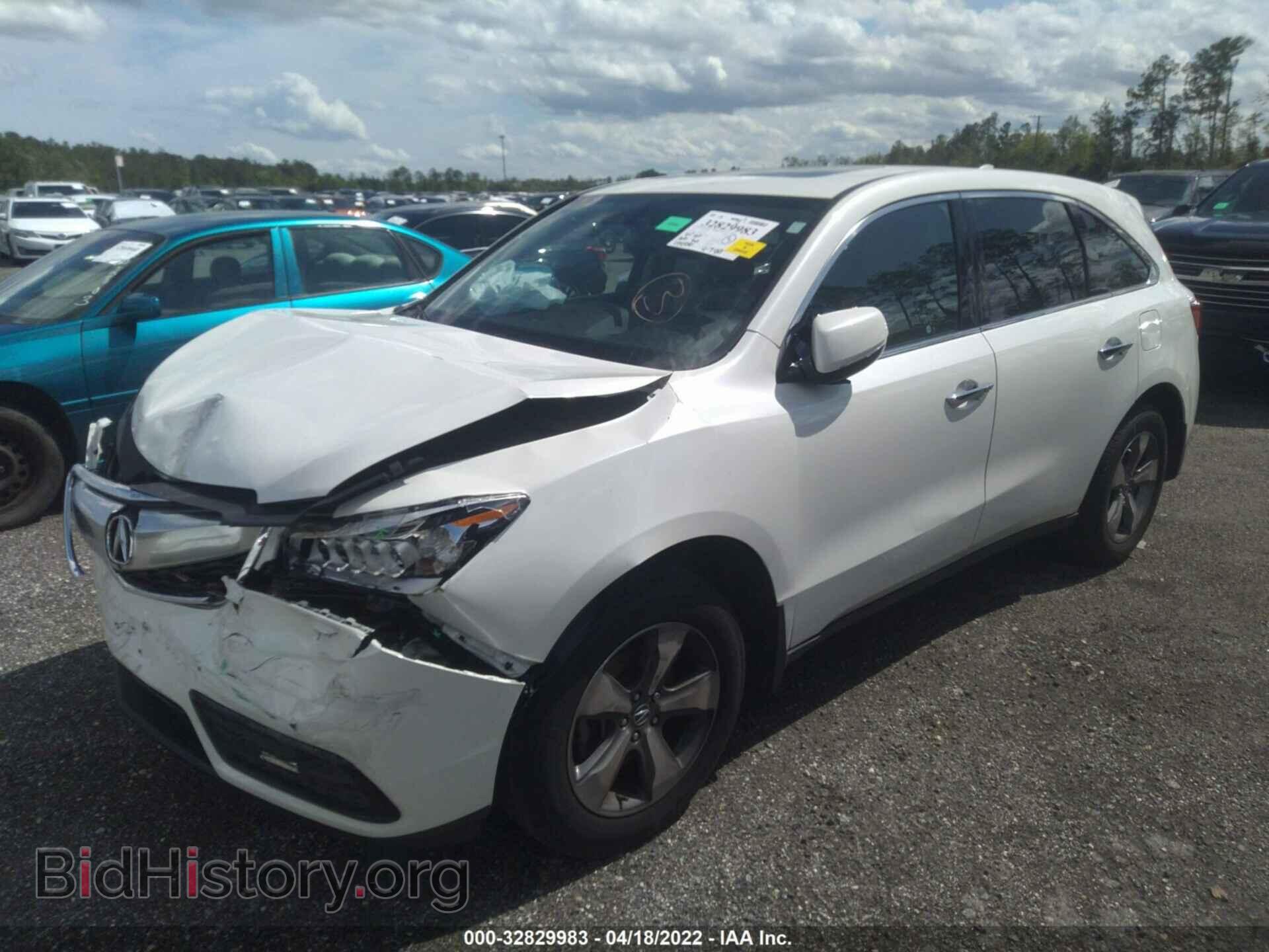 2014 ACURA MDX - VIN: 5FRYD3H27EB014161 - Фото 2