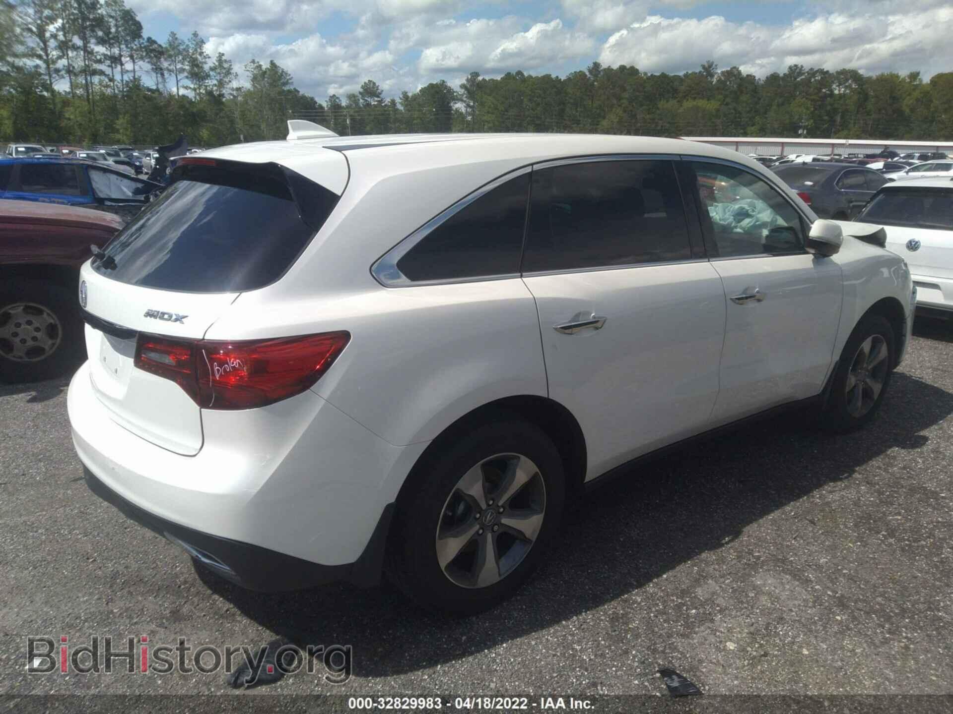 2014 ACURA MDX - VIN: 5FRYD3H27EB014161 - Фото 4