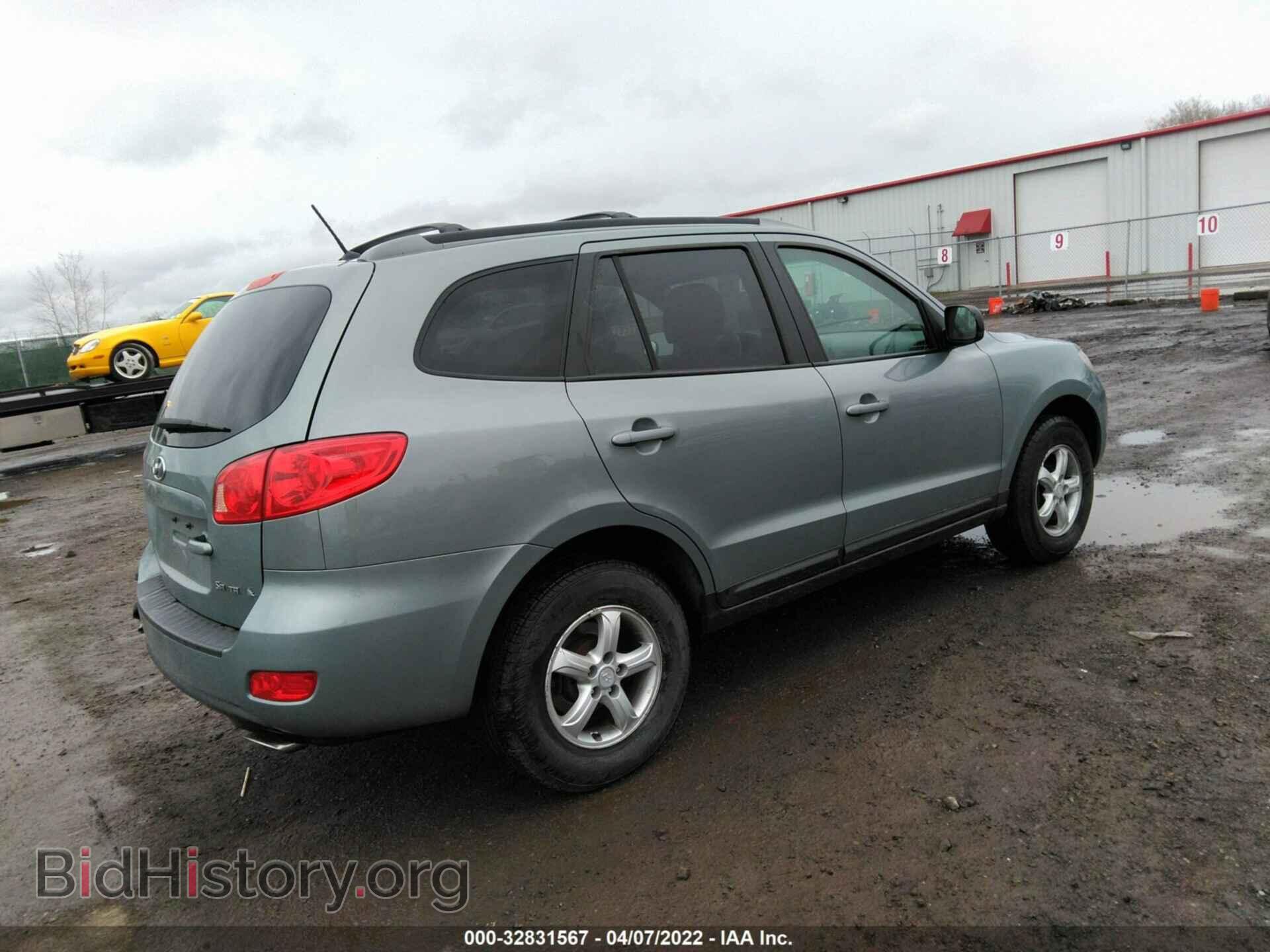 2007 HYUNDAI SANTA FE - VIN: 5NMSG13D97H012344 - Фото 4