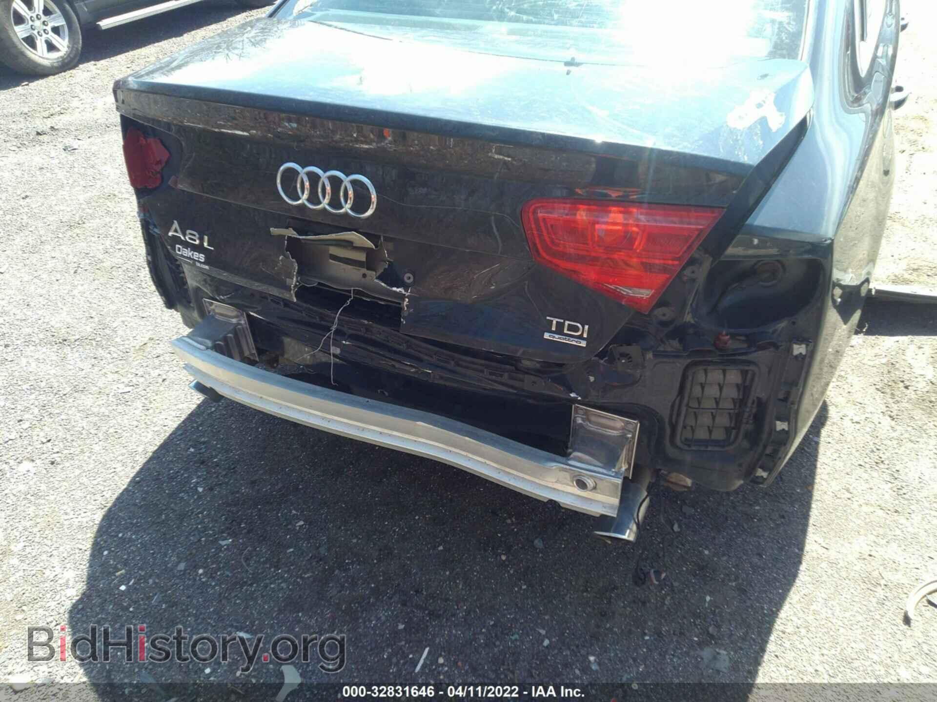 2014 AUDI A8 L - VIN: WAURMAFD0EN013012 - Фото 6