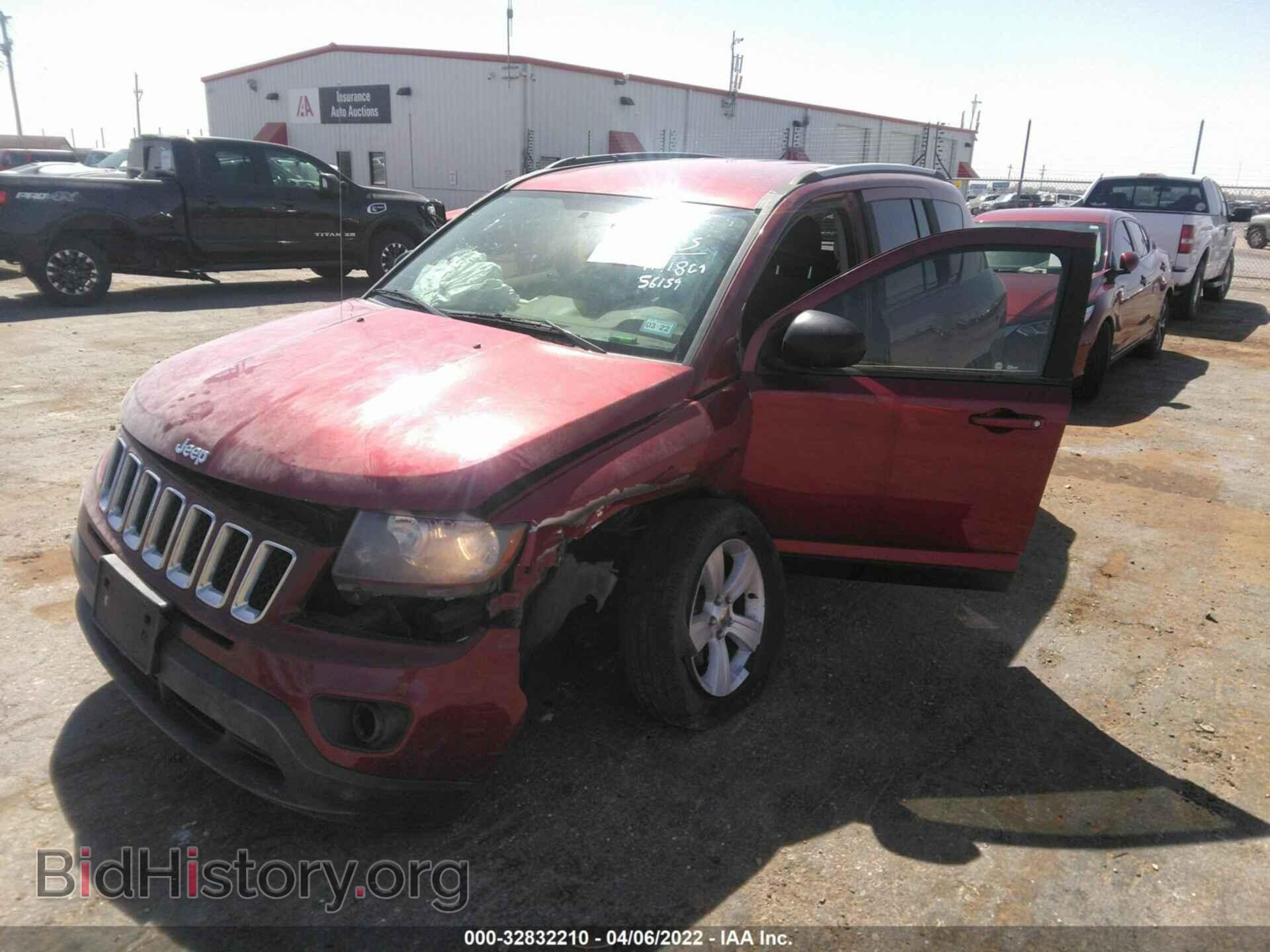 2016 JEEP COMPASS - VIN: 1C4NJDBBXGD501795 - Фото 2