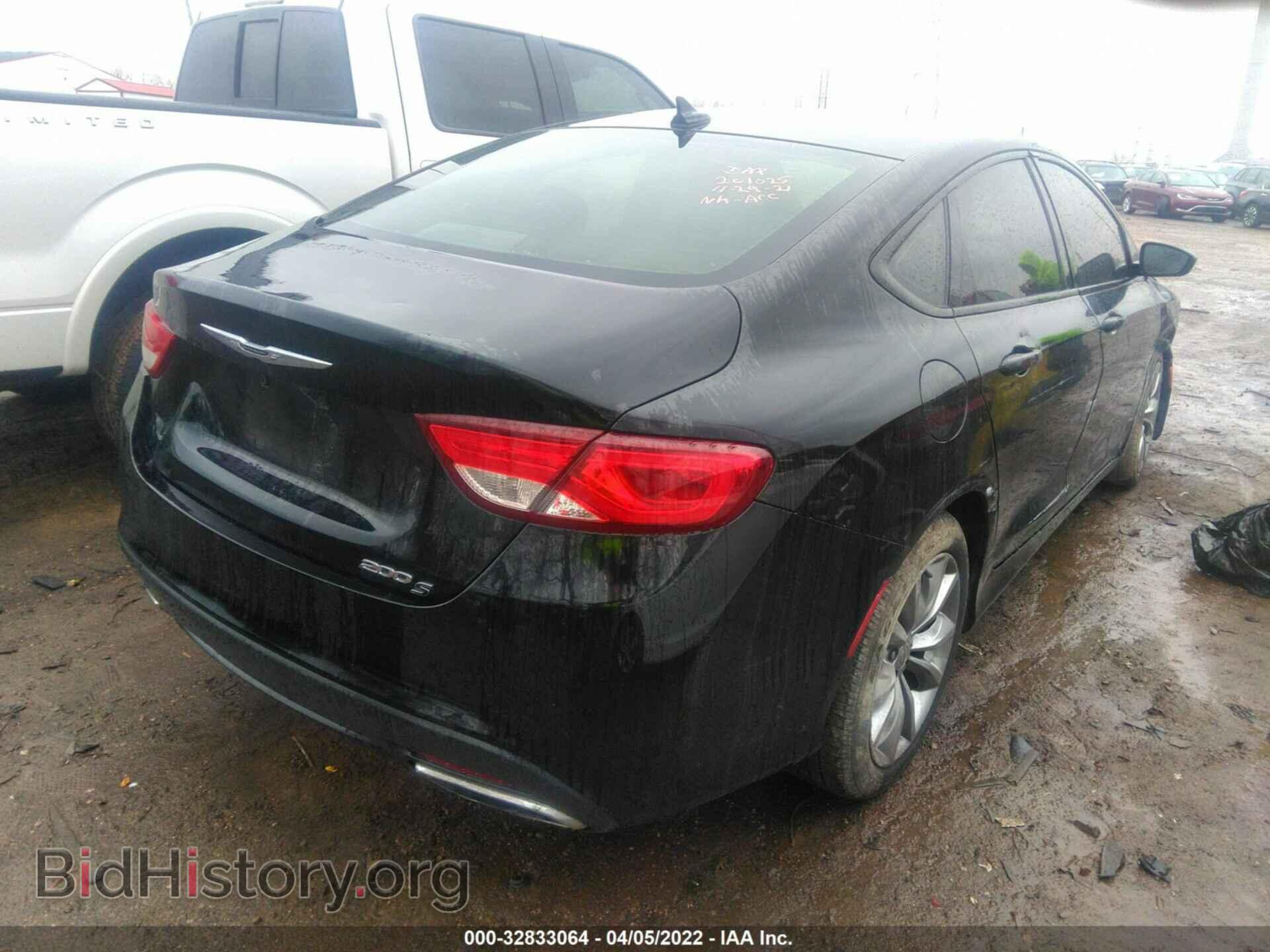 2015 CHRYSLER 200 - VIN: 1C3CCCBBXFN721463 - Фото 4