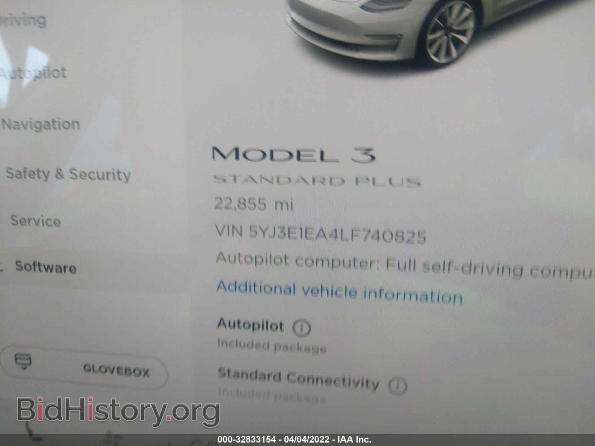 2020 TESLA MODEL 3 - VIN: 5YJ3E1EA4LF740825 - Фото 7