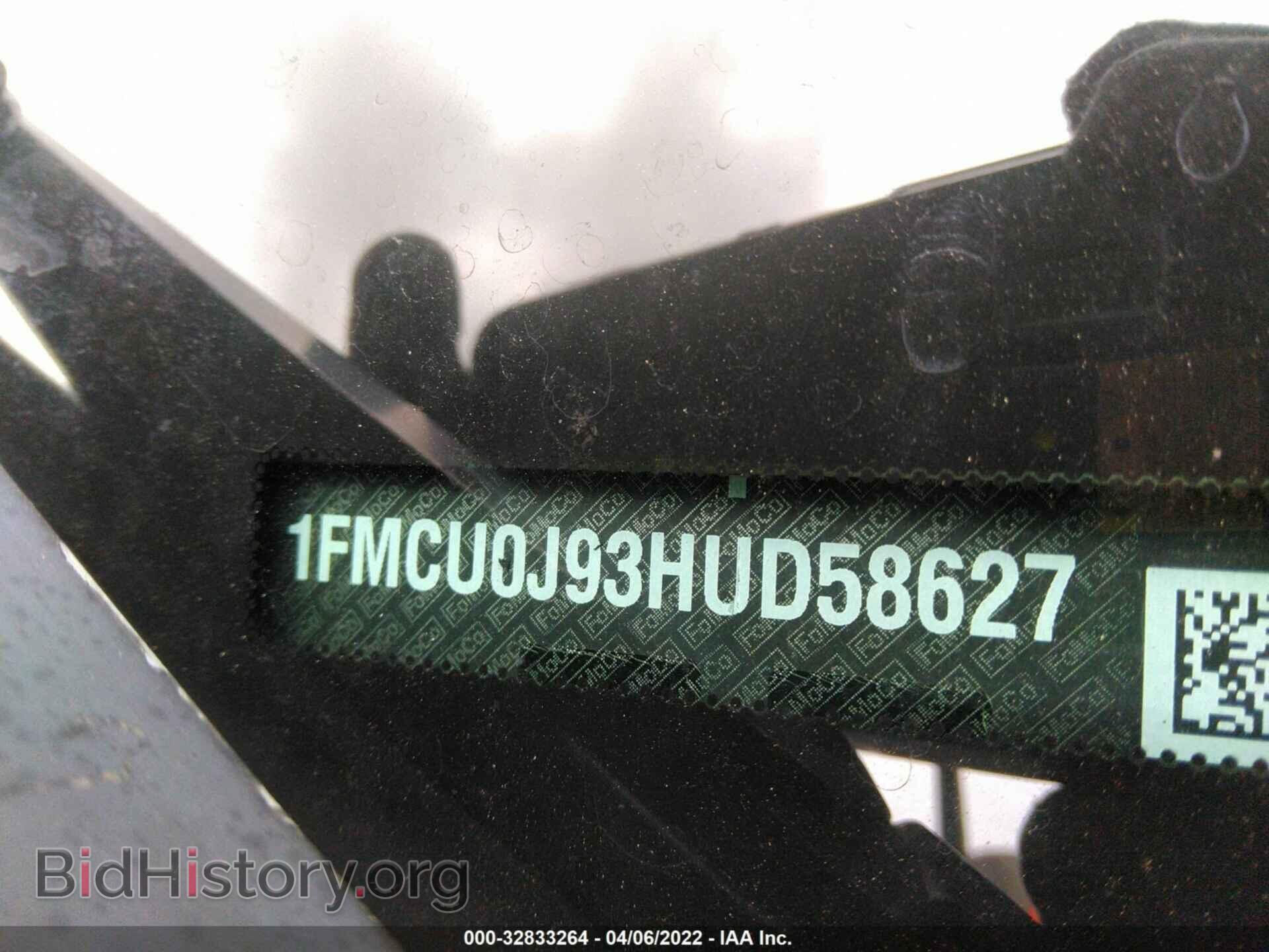2017 FORD ESCAPE - VIN: 1FMCU0J93HUD58627 - Фото 9