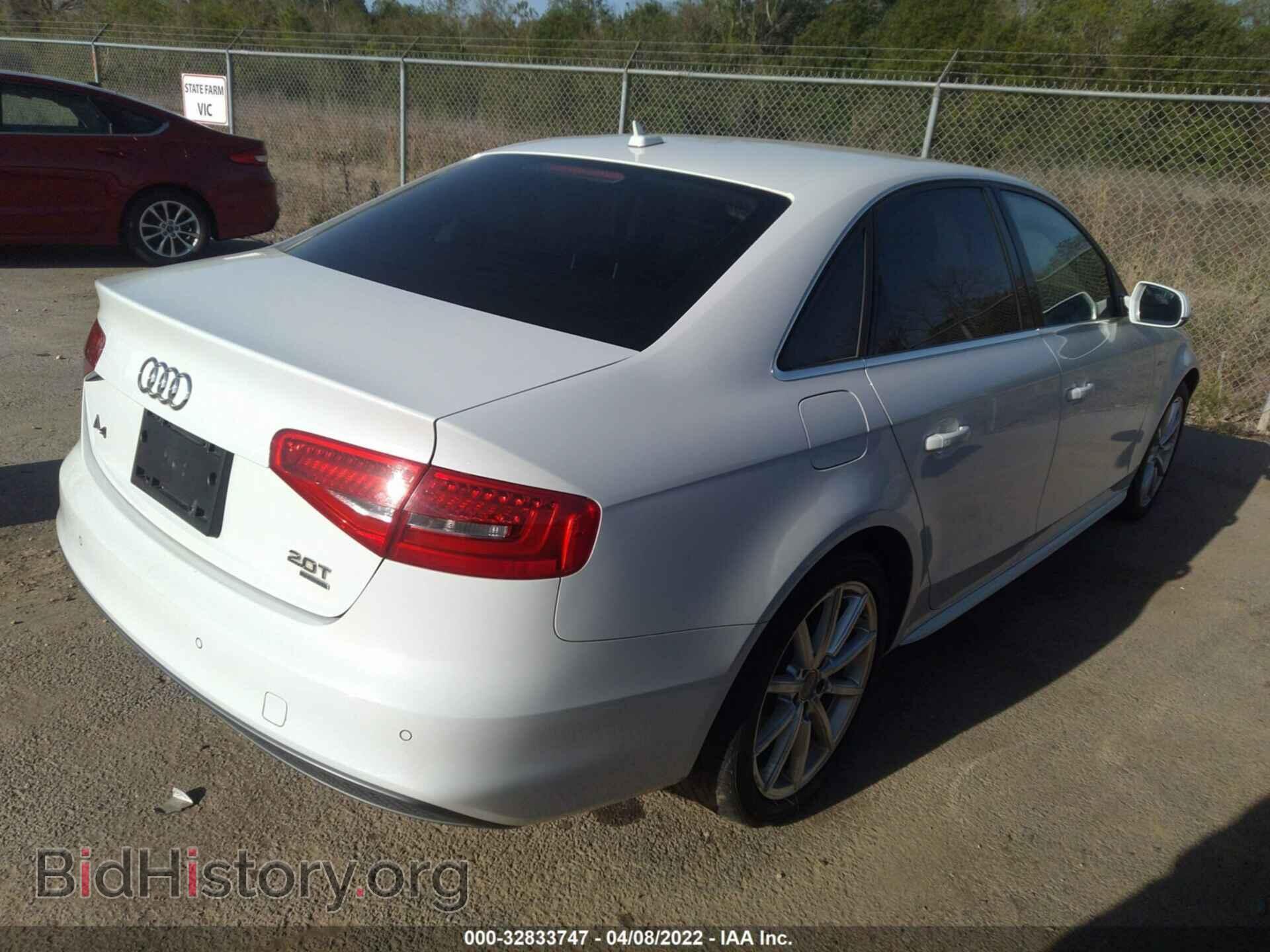 2014 AUDI A4 - VIN: WAUFFAFL9EN030105 - Photo 4