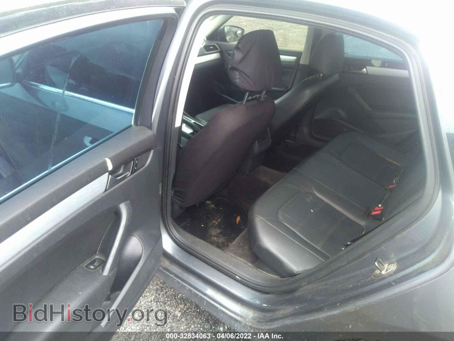 2012 VOLKSWAGEN PASSAT - VIN: 1VWBP7A37CC065322 - Фото 8