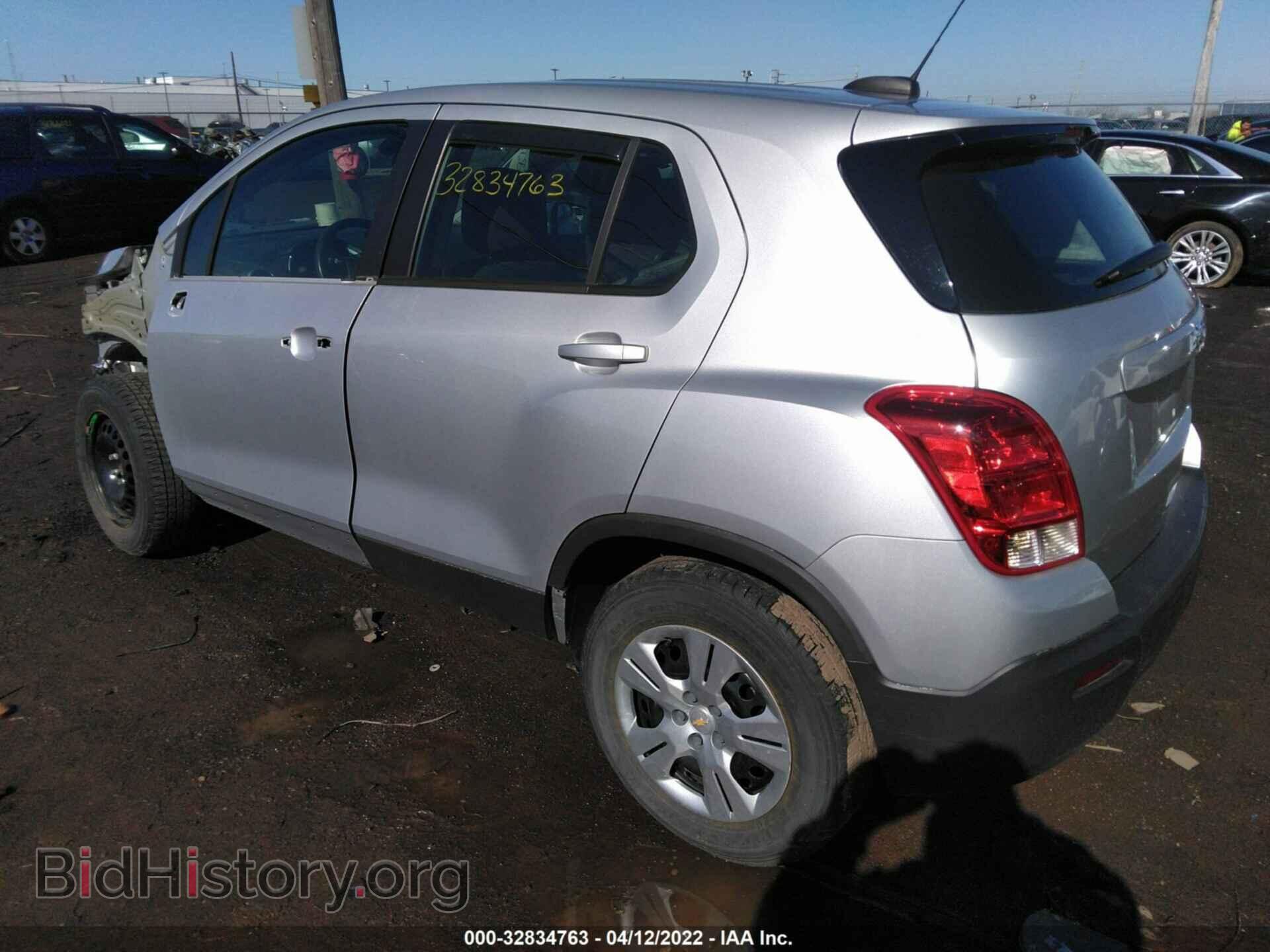 2016 CHEVROLET TRAX - VIN: 3GNCJKSB9GL126575 - Фото 3
