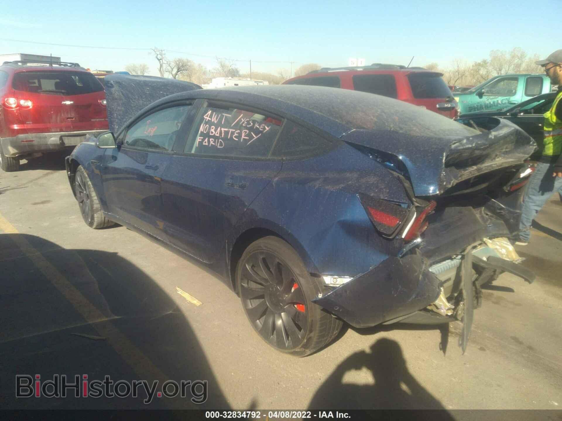 2022 TESLA MODEL 3 - VIN: 5YJ3E1EC5NF164196 - Photo 3