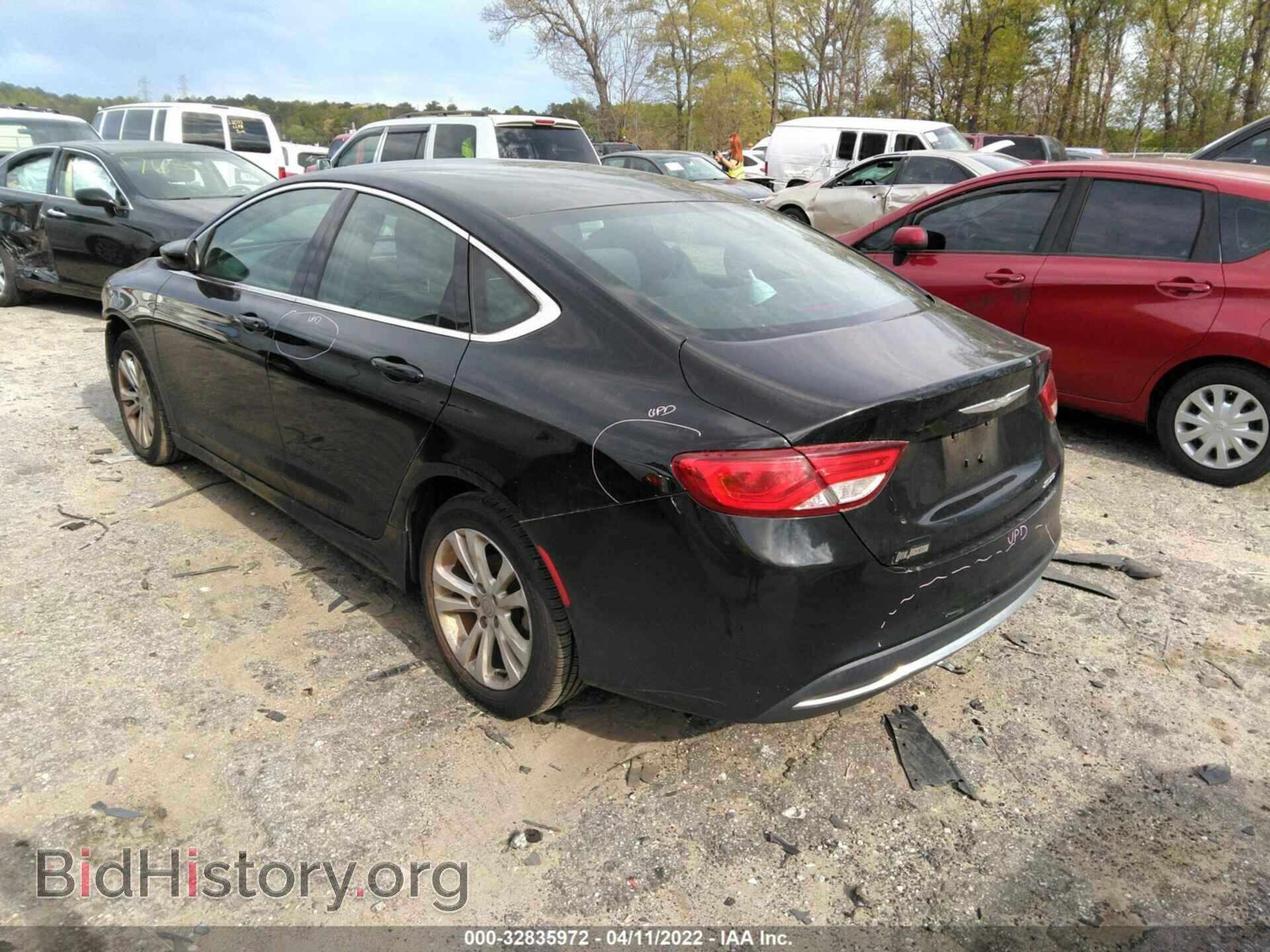 Фотография 1C3CCCAB2GN148707 - CHRYSLER 200 2016