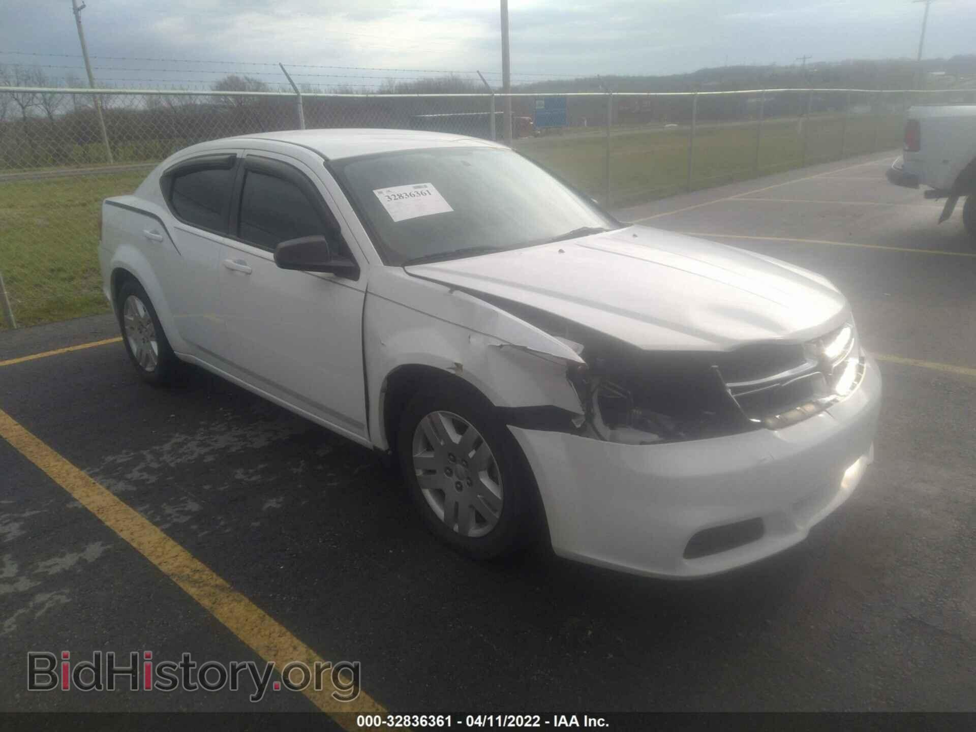 Photo 1C3CDZAB9CN111485 - DODGE AVENGER 2012
