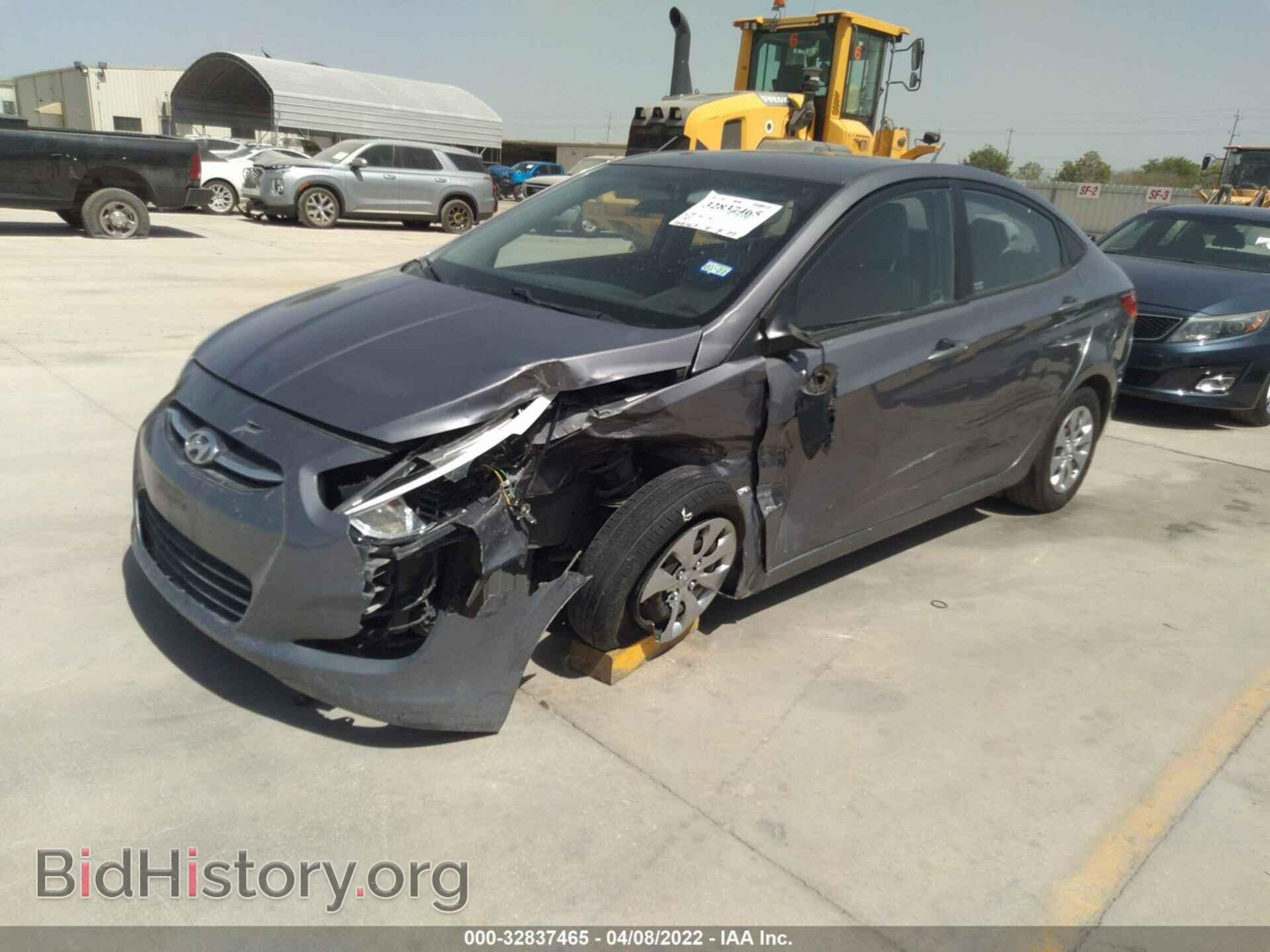 2016 HYUNDAI ACCENT - VIN: KMHCT4AE3GU948400 - Фото 2