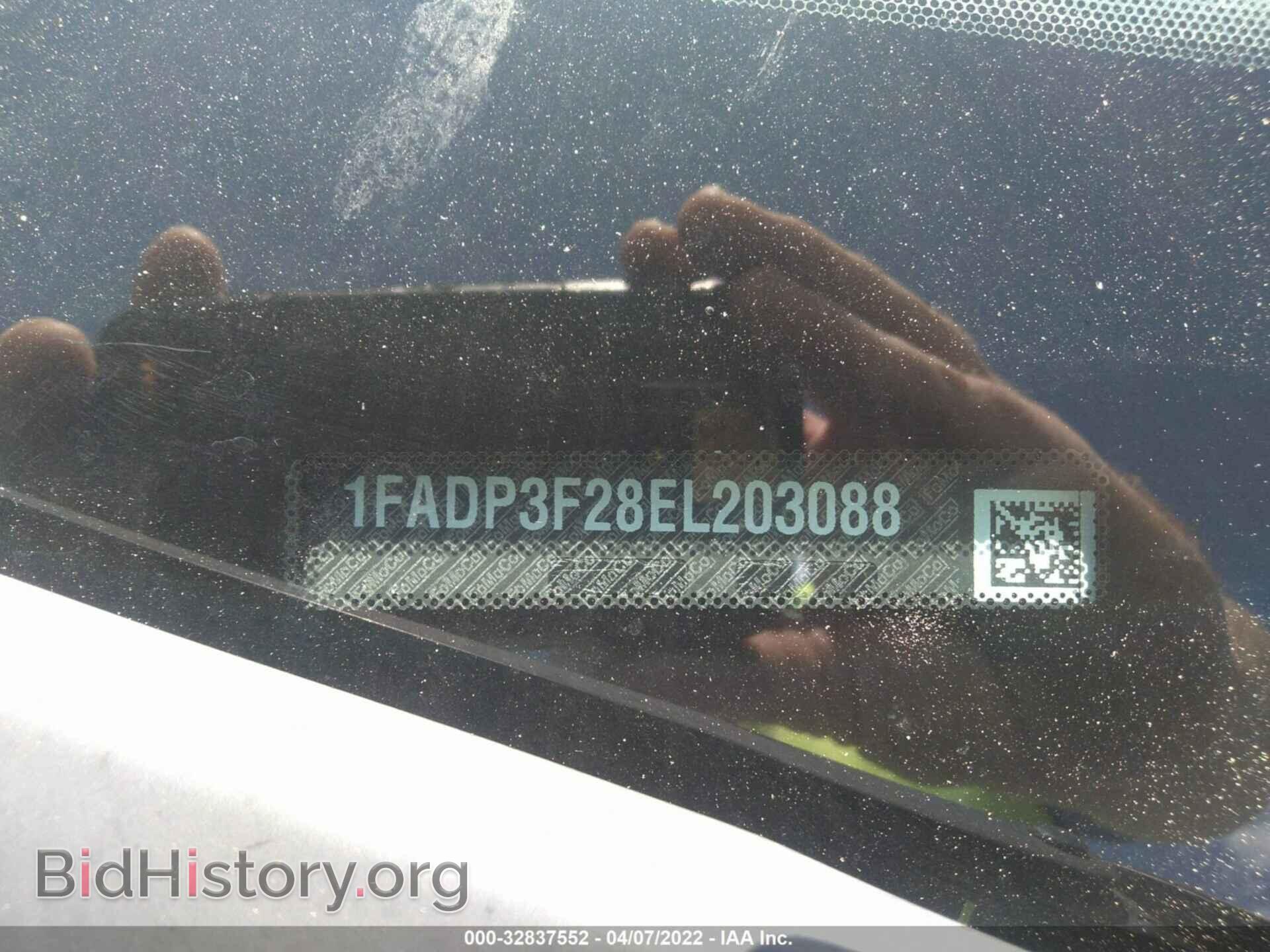 2014 FORD FOCUS - VIN: 1FADP3F28EL203088 - Фото 9