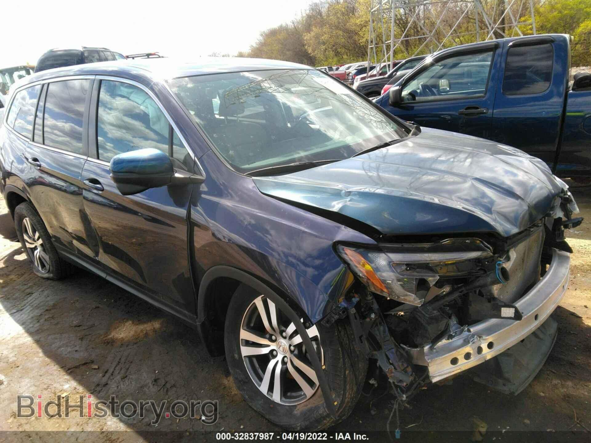 Фотография 5FNYF6H50GB058108 - HONDA PILOT 2016