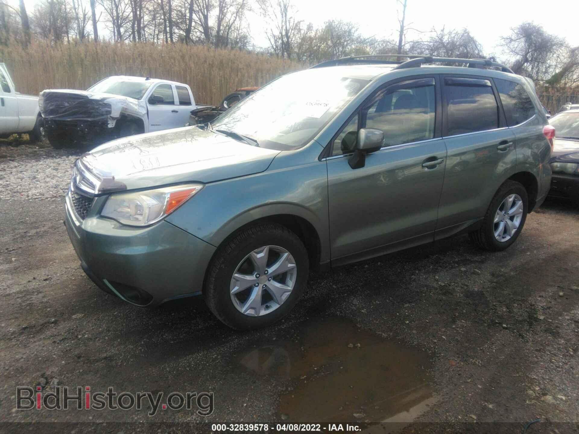 2014 SUBARU FORESTER - VIN: JF2SJAPC1EH511772 - Фото 2