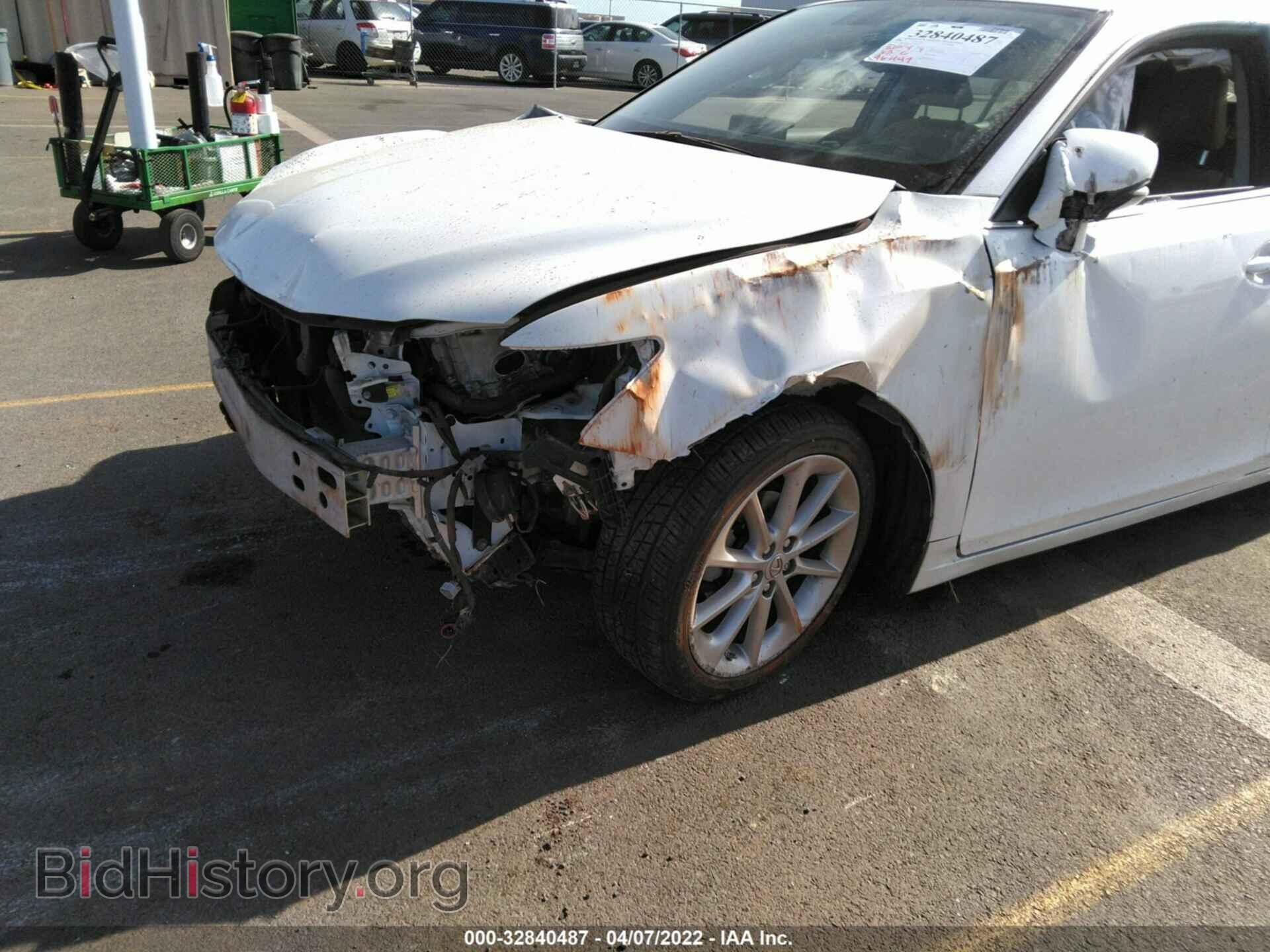 2012 LEXUS CT 200H - VIN: JTHKD5BH1C2064195 - Фото 6