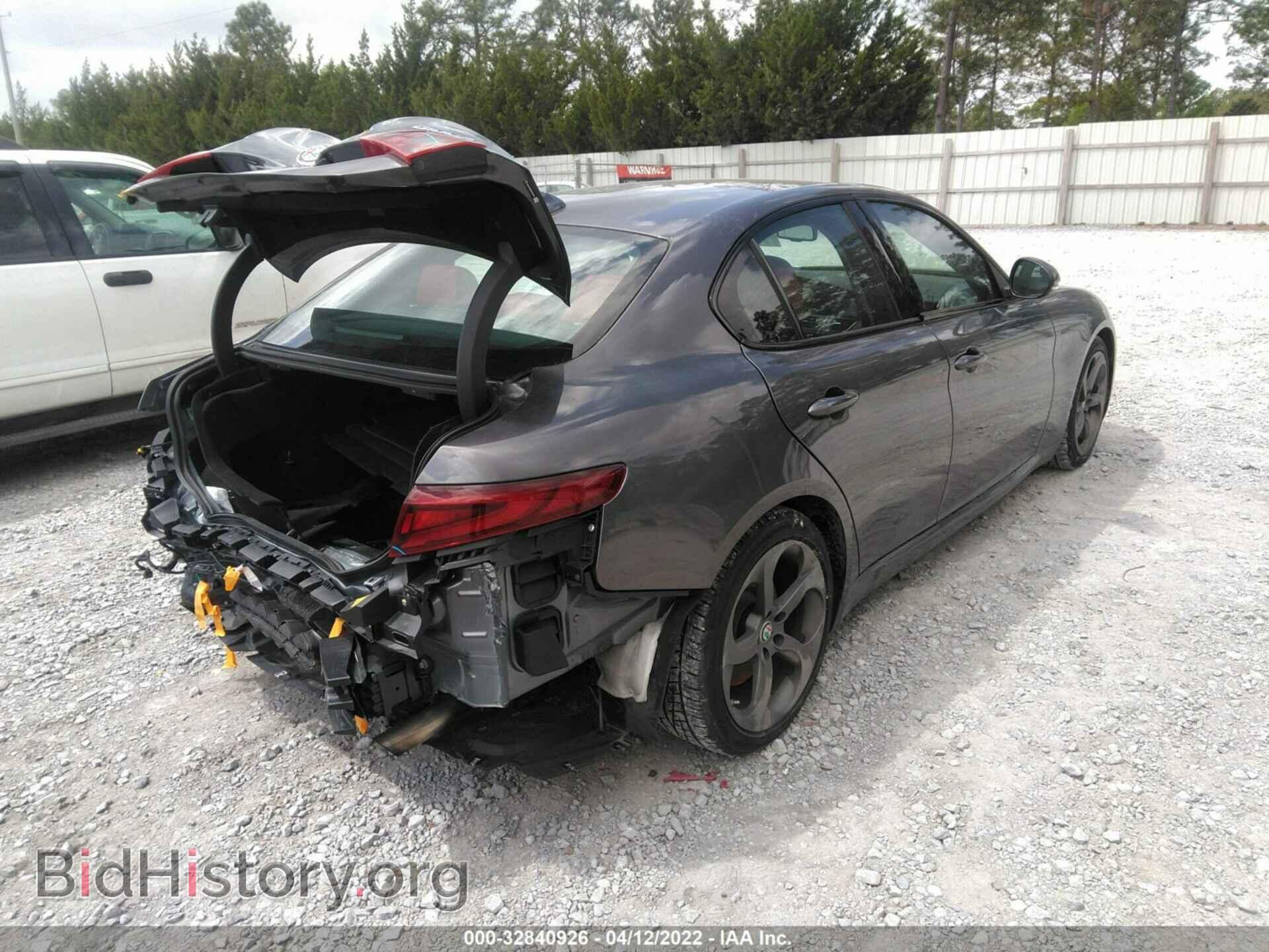 2018 ALFA ROMEO GIULIA - VIN: ZARFAEBN6J7592449 - Фото 4