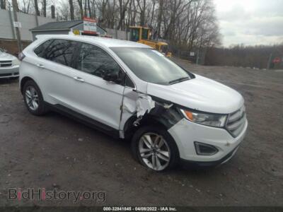 2015 Ford EDGE SEL, белый — VIN 2FMTK4J99FBB20149, IAAI