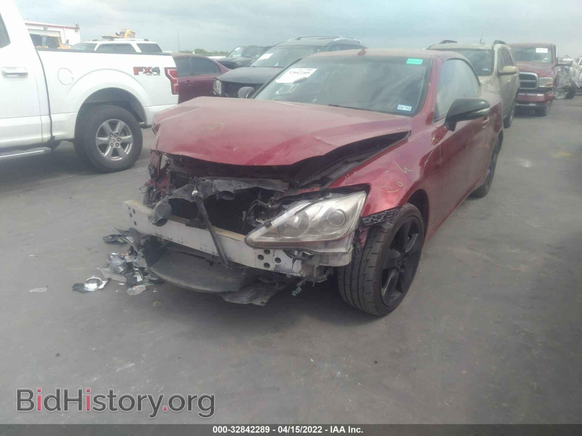 2010 LEXUS IS 350C - VIN: JTHFE2C2XA2501633 - Фото 2