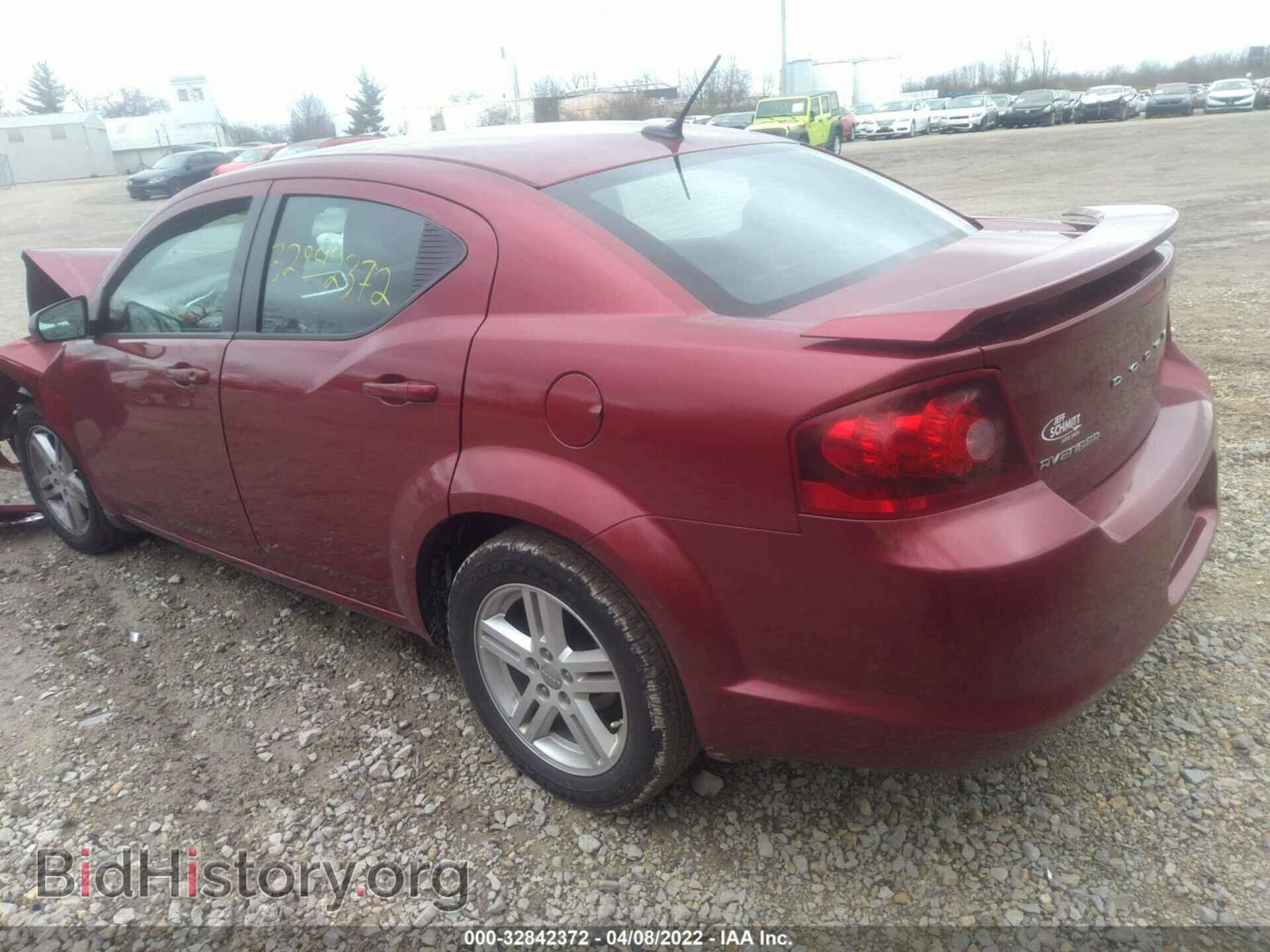 2014 DODGE AVENGER - VIN: 1C3CDZAGXEN222870 - Фото 3