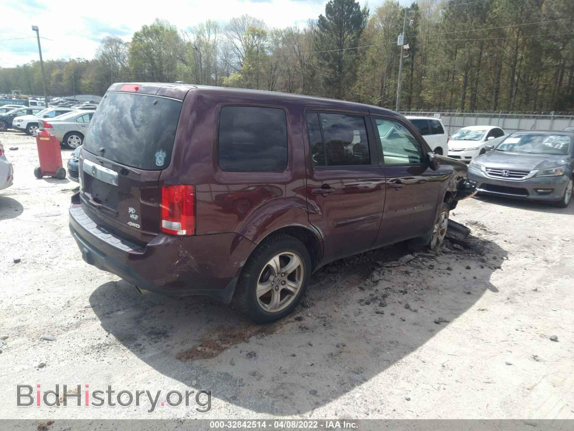 2012 HONDA PILOT - VIN: 5FNYF4H7XCB025083 - Фото 4