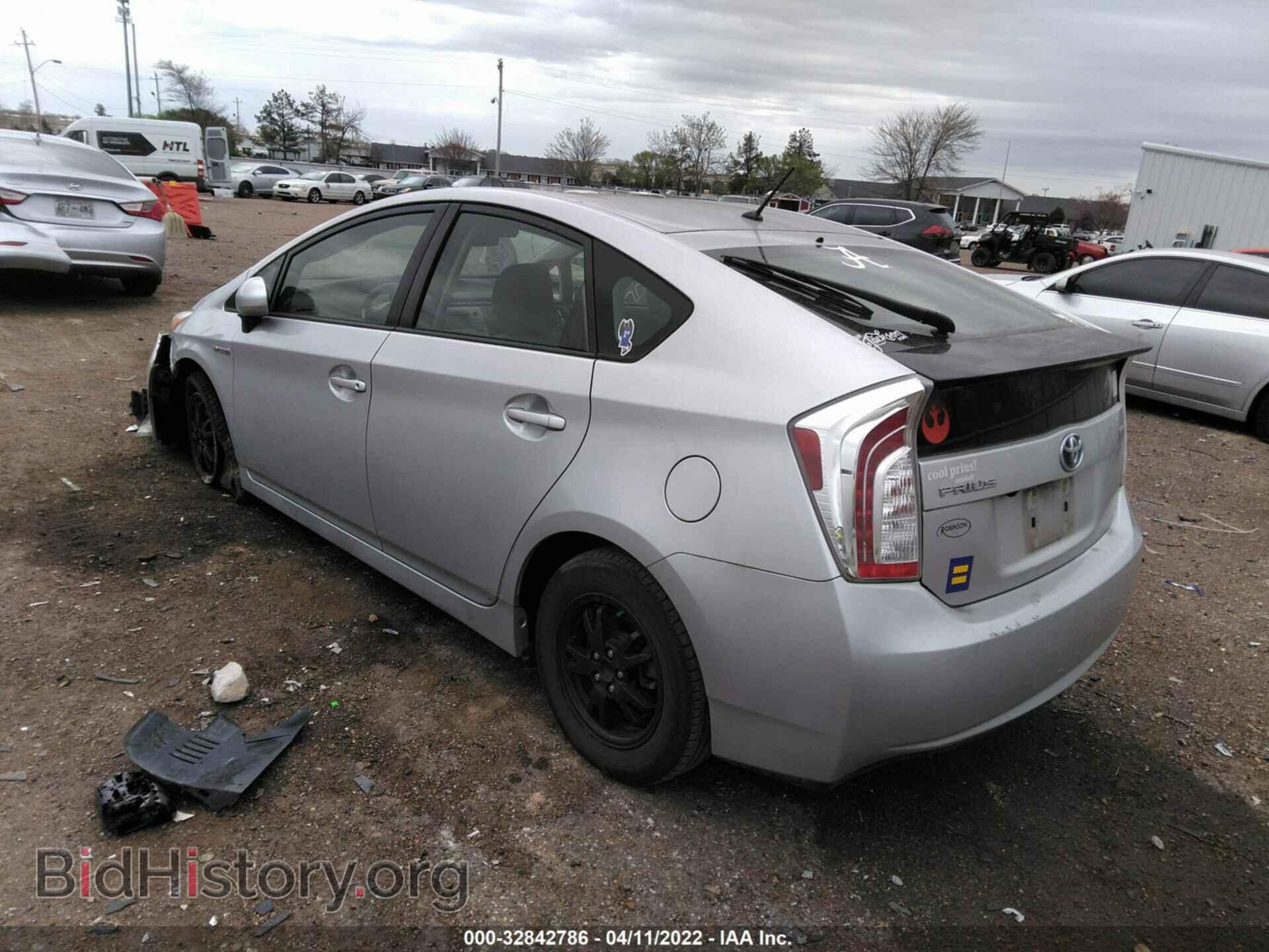 2014 TOYOTA PRIUS - VIN: JTDKN3DU3E1811754 - Фото 3
