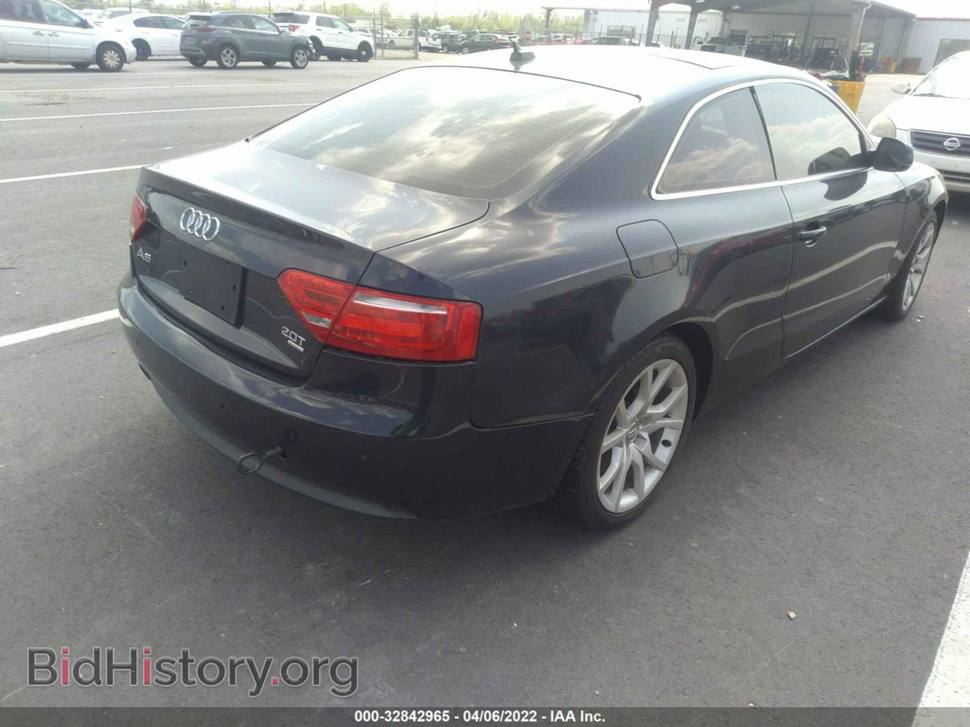 2012 AUDI A5 - VIN: WAULFAFR0CA042056 - Photo 4