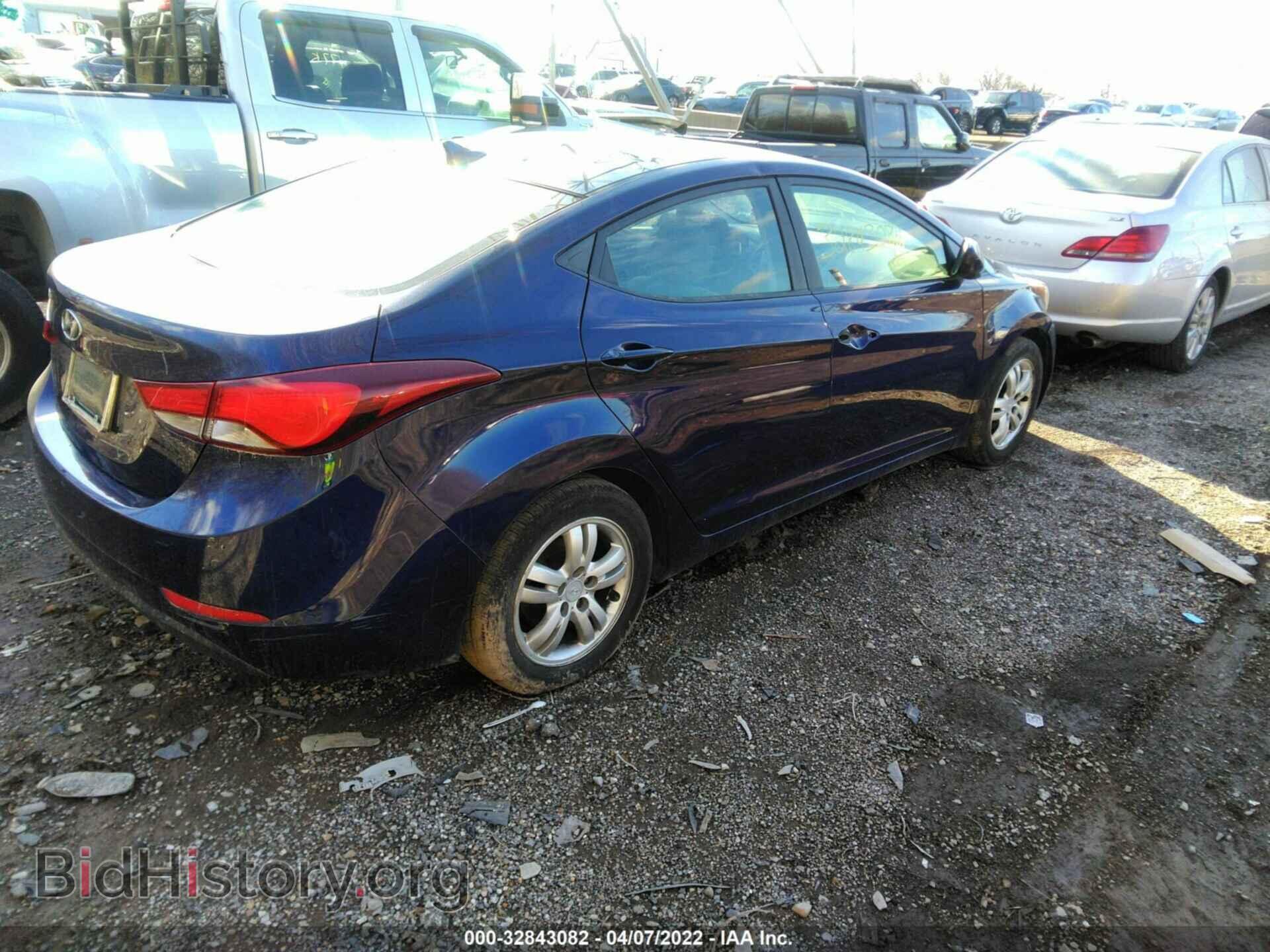 2014 HYUNDAI ELANTRA - VIN: 5NPDH4AE5EH463614 - Фото 4