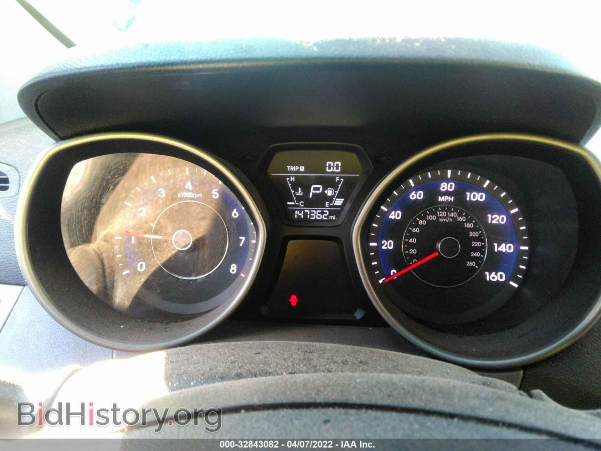 2014 HYUNDAI ELANTRA - VIN: 5NPDH4AE5EH463614 - Фото 7